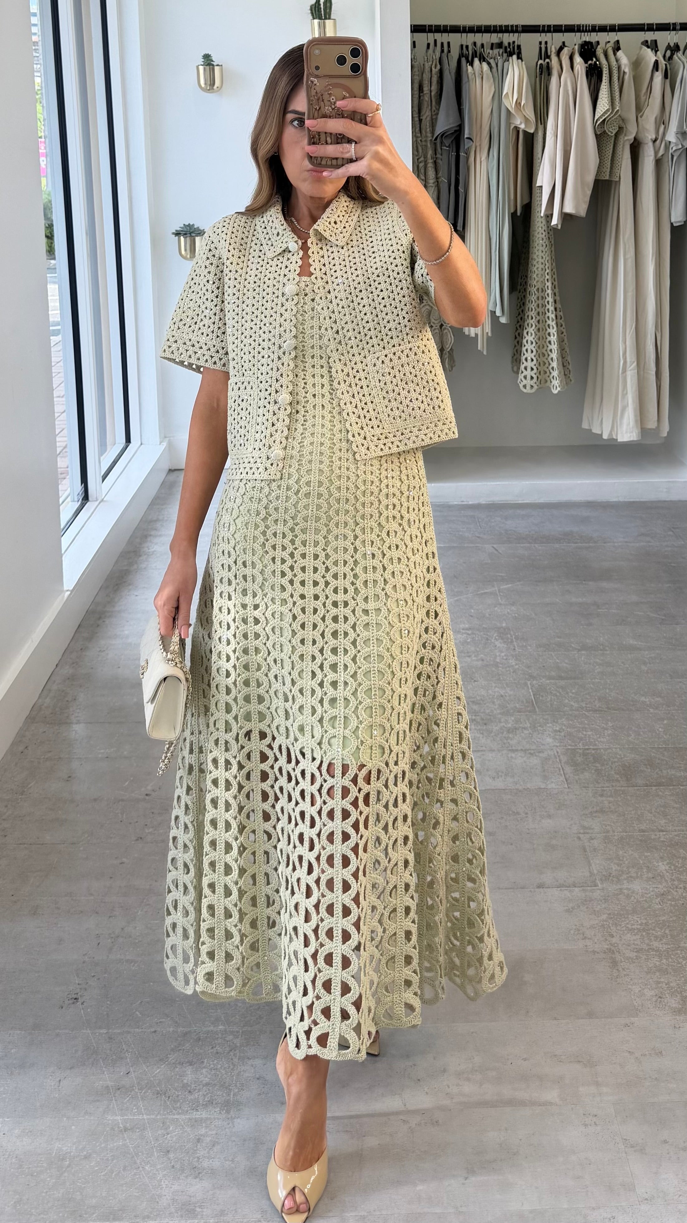SAGE KRYSTAL DRESS SET