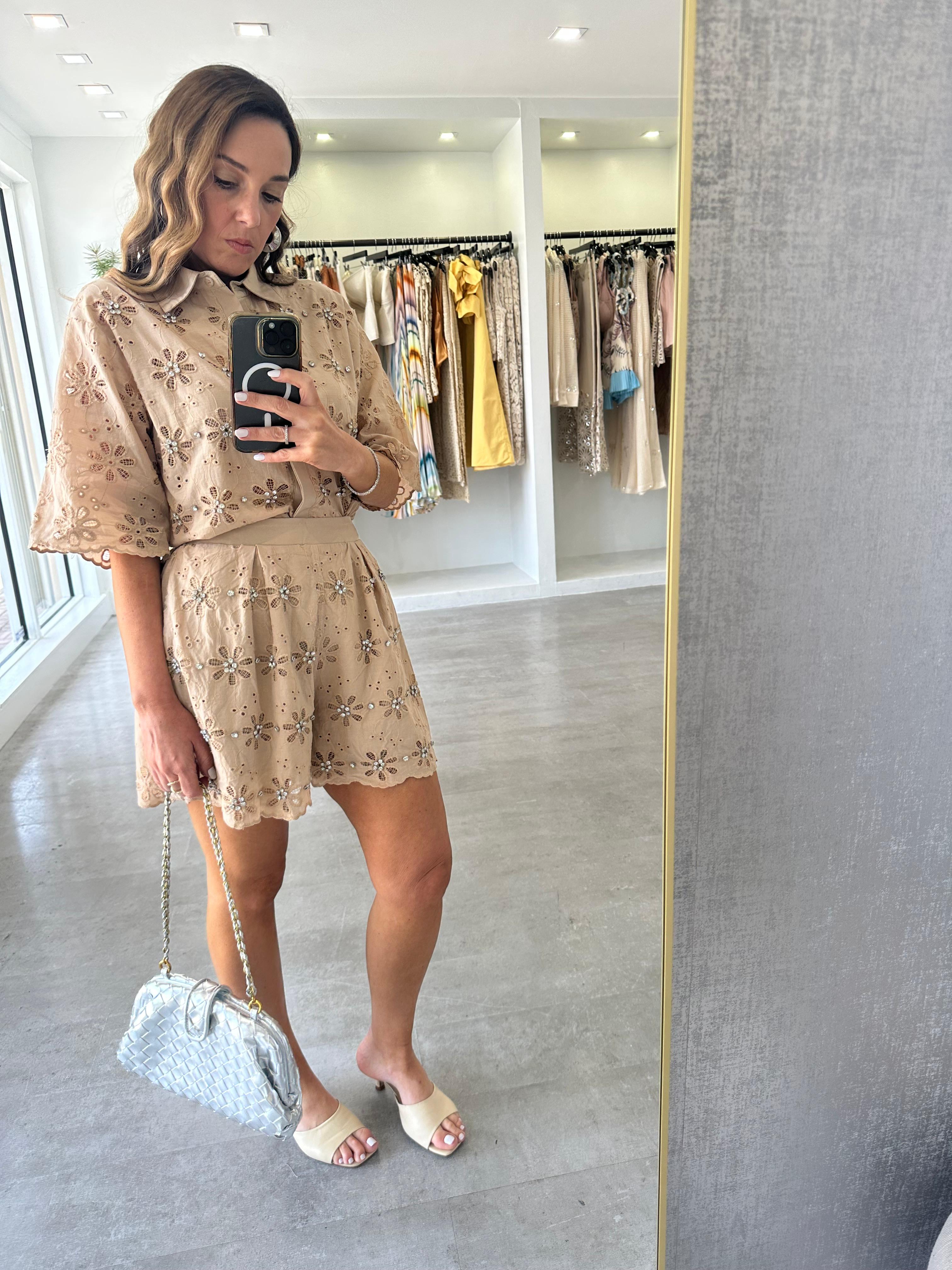 BEIGE IN LACE SET