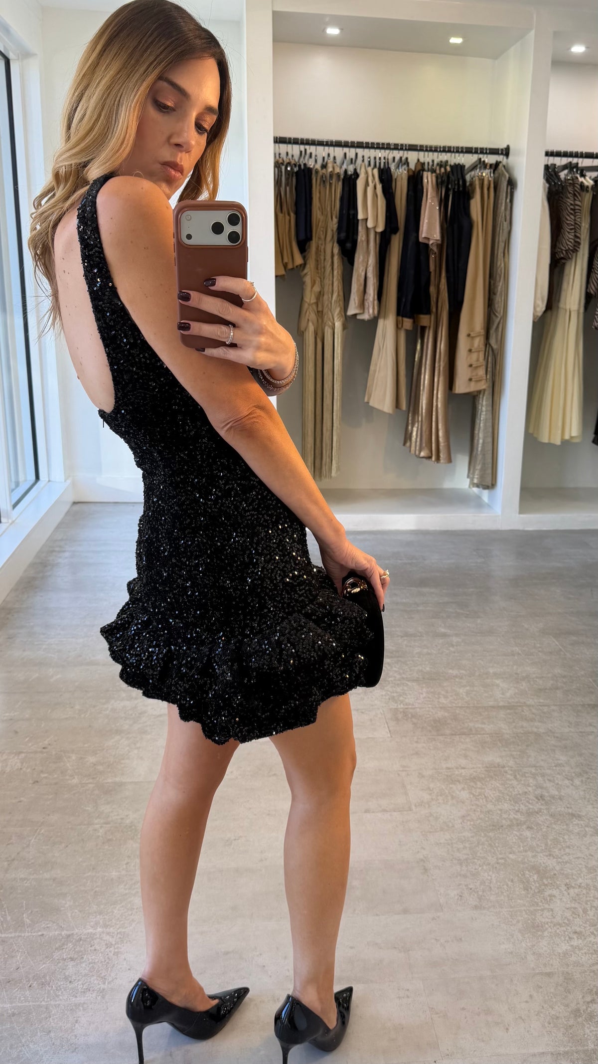MIDNIGHT FLIRT DRESS