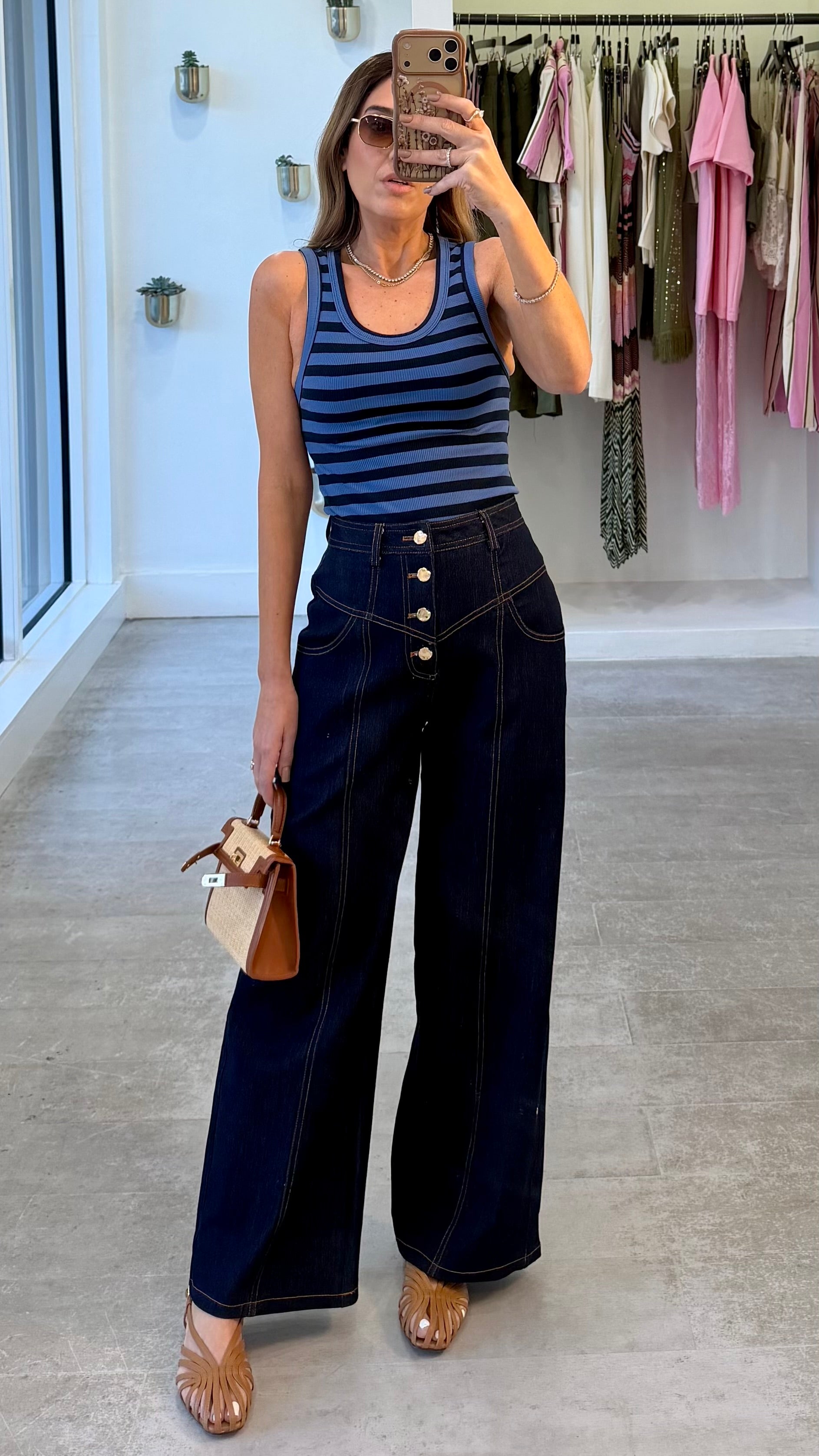 INDIGO GOLD DENIM