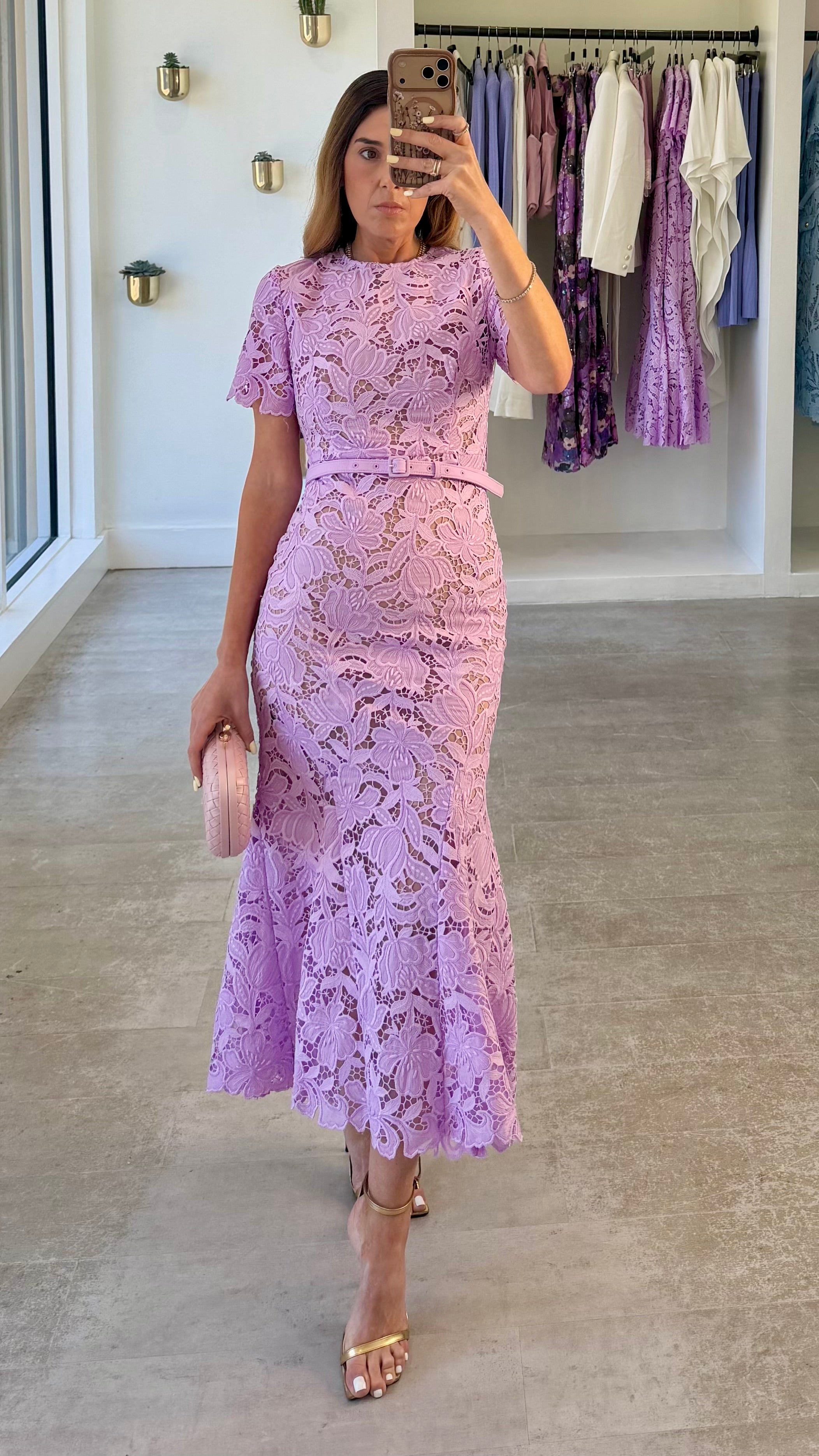 VIOLETTE LACE DRESS
