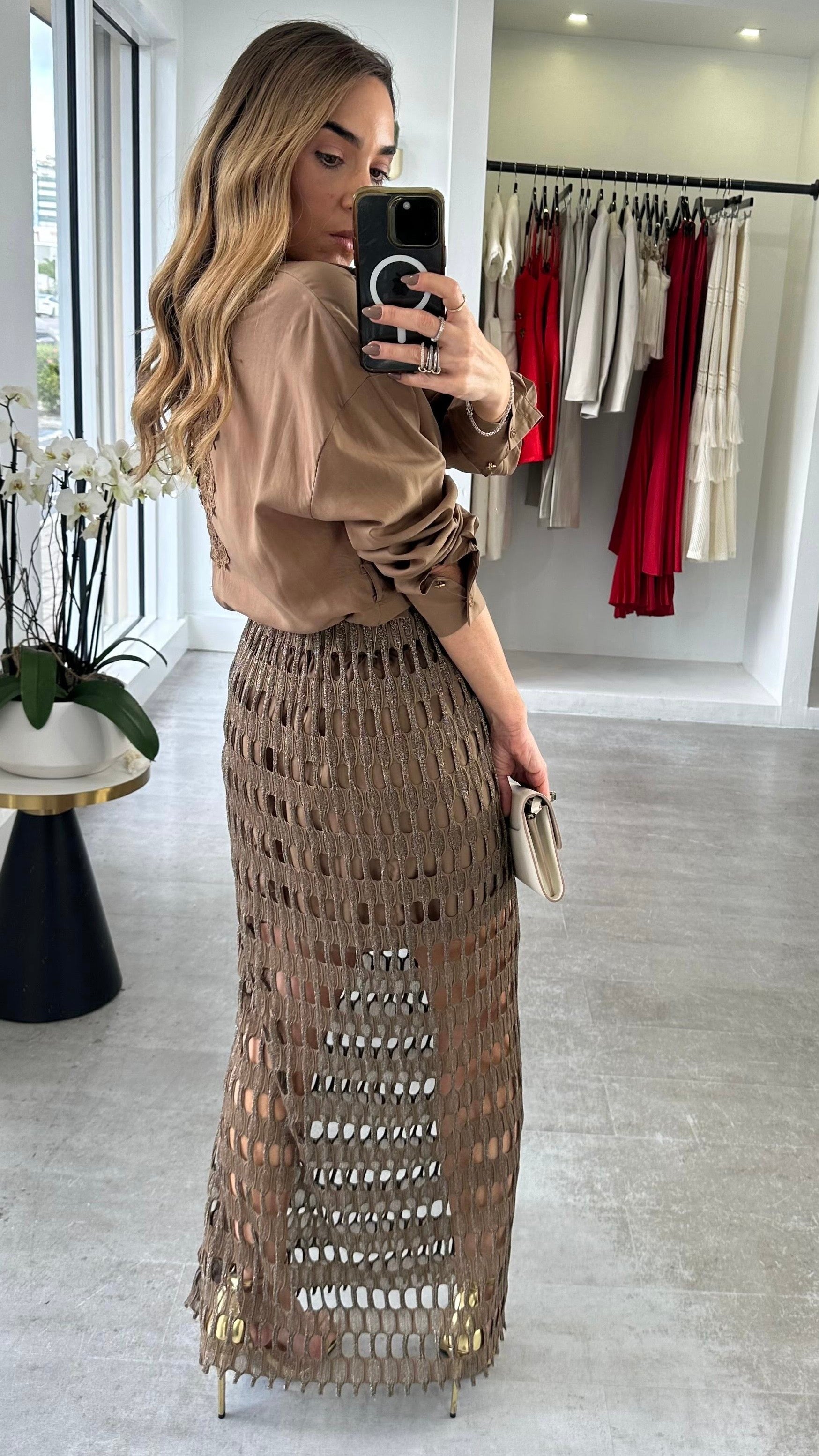 SAHARA KNIT SKIRT SET