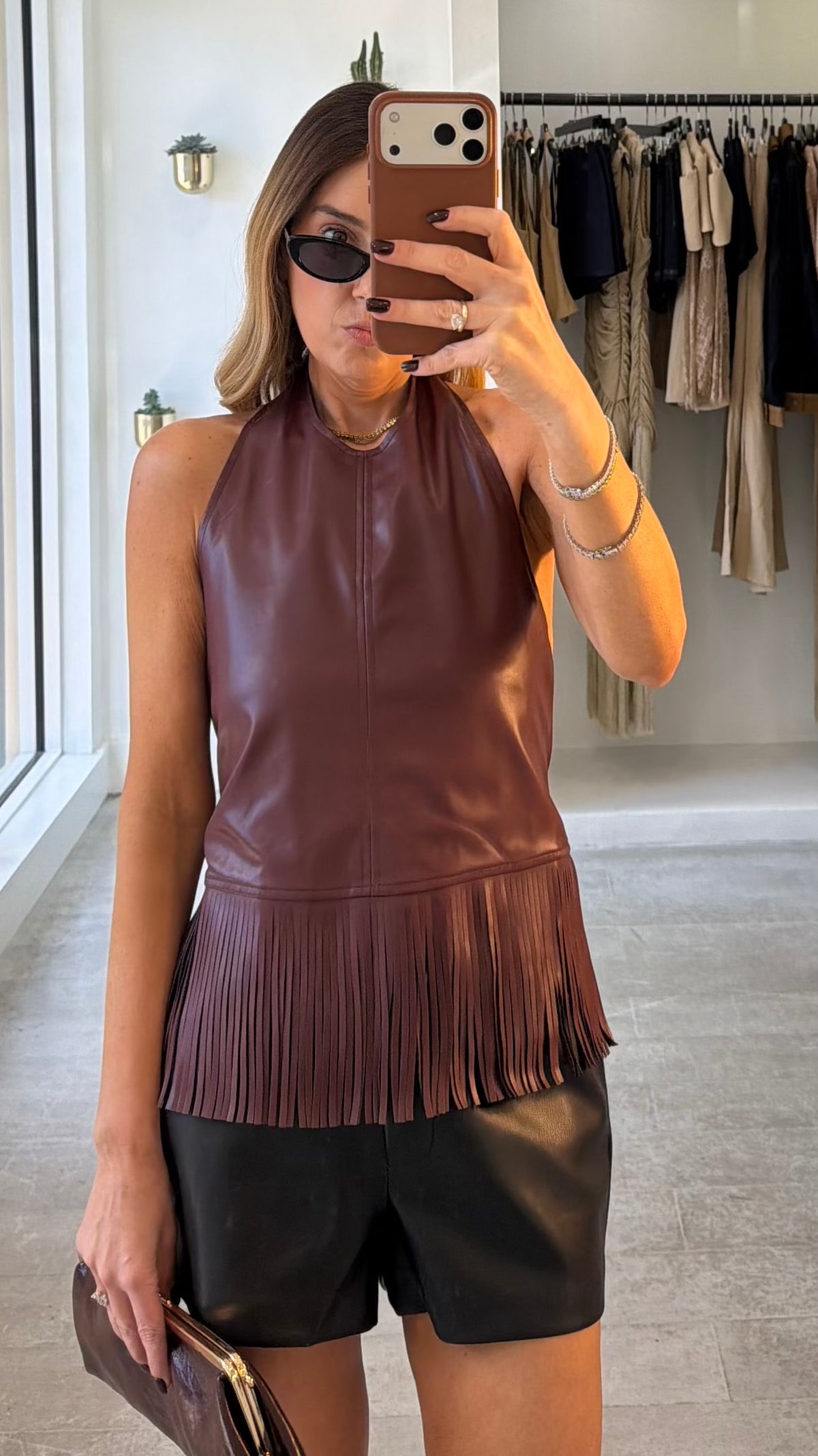 TRUFFLE FRINGE TOP