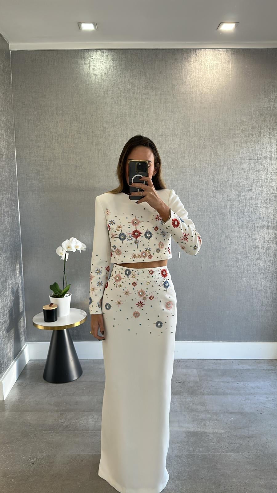 CRYSTAL MULTI SKIRT SET