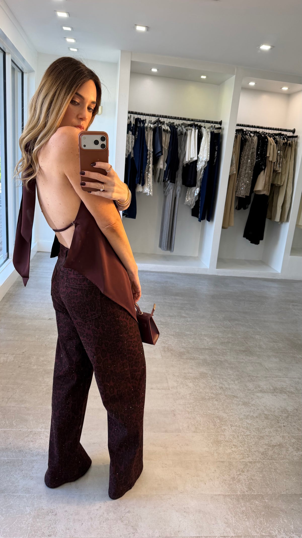 MULBERRY HALTER TOP