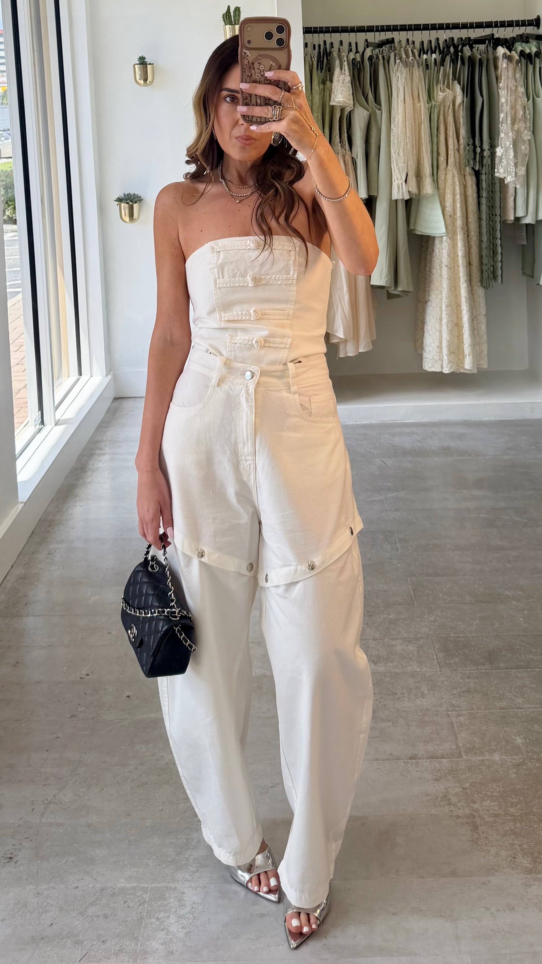 DUAL WEAR IVORY DENIM