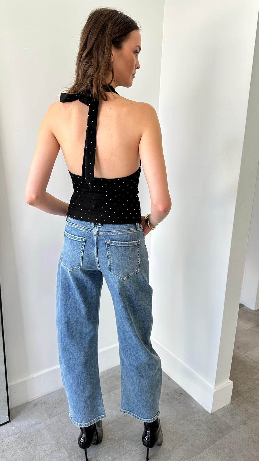 THE POLKA DOT HALTER