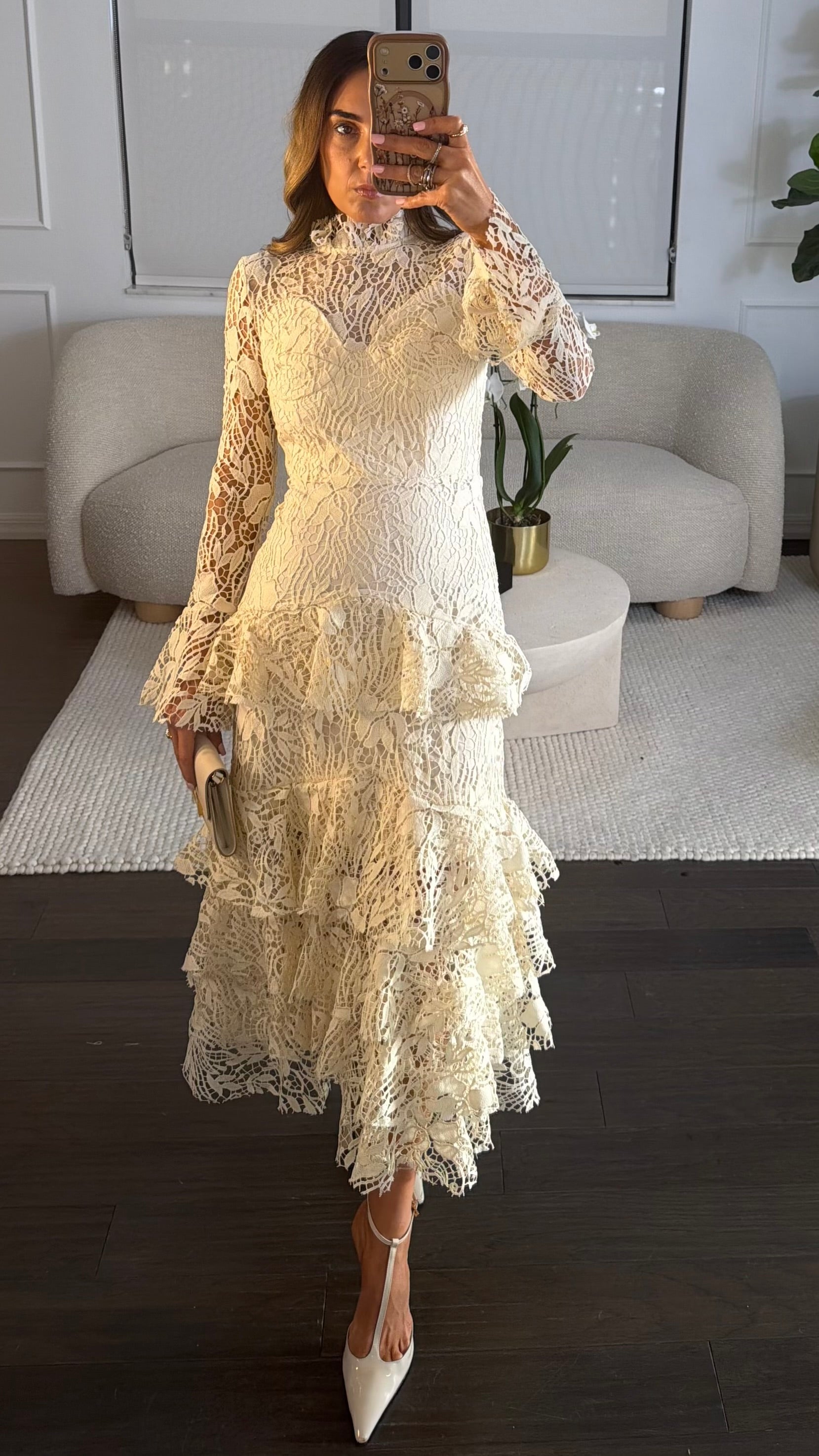 CELINA LACE MIDI