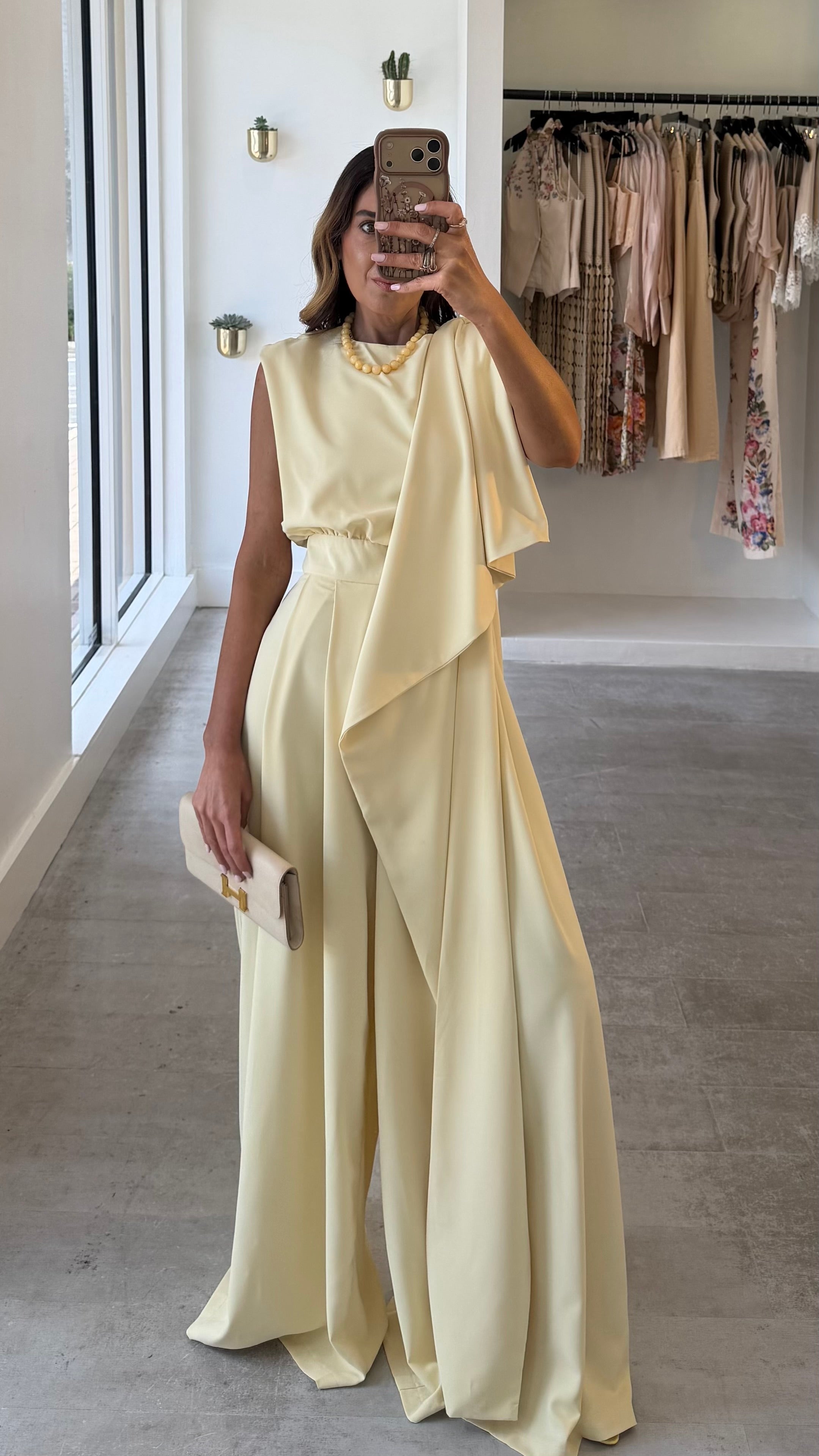 BUTTER DRAPED WIDE JUMPSUIT