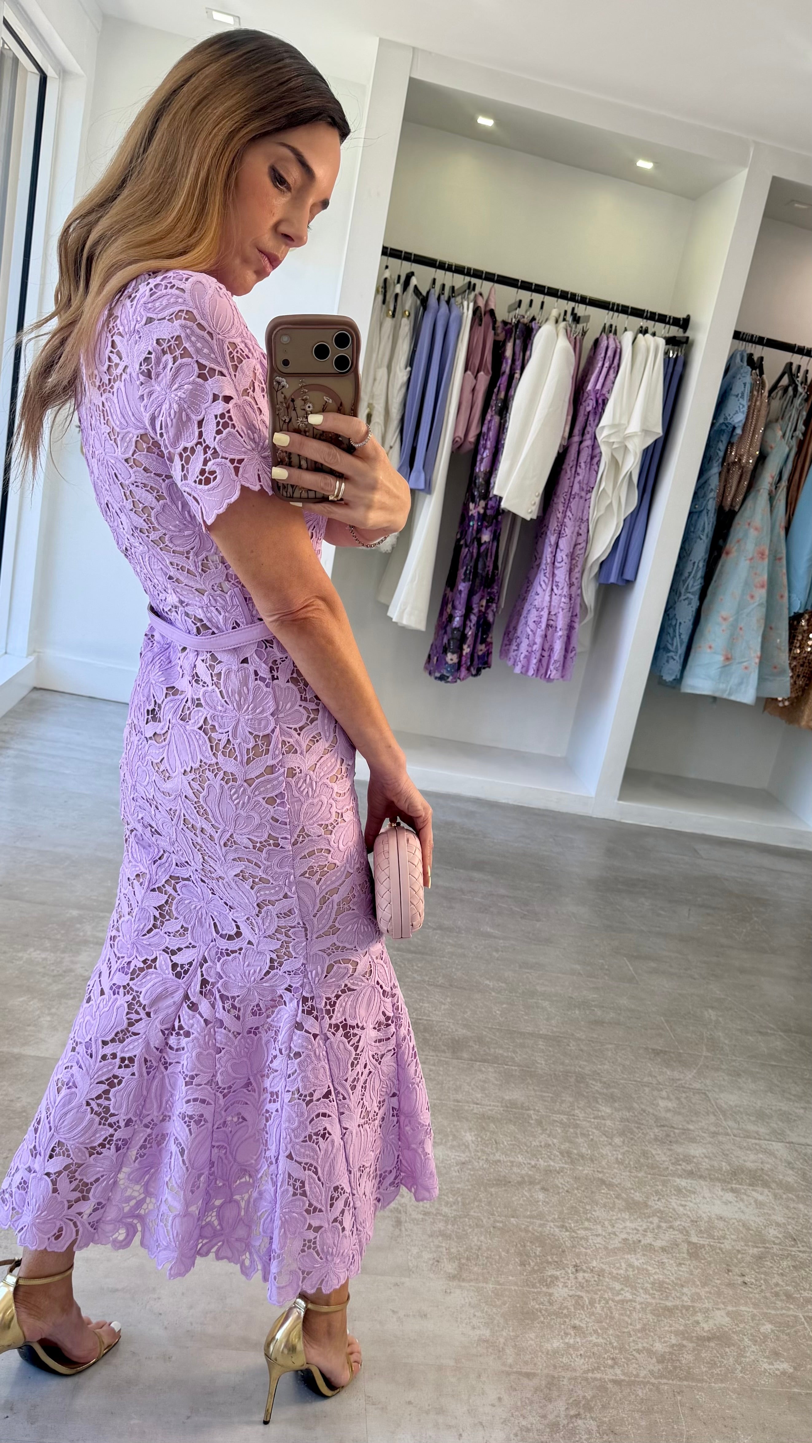 VIOLETTE LACE DRESS