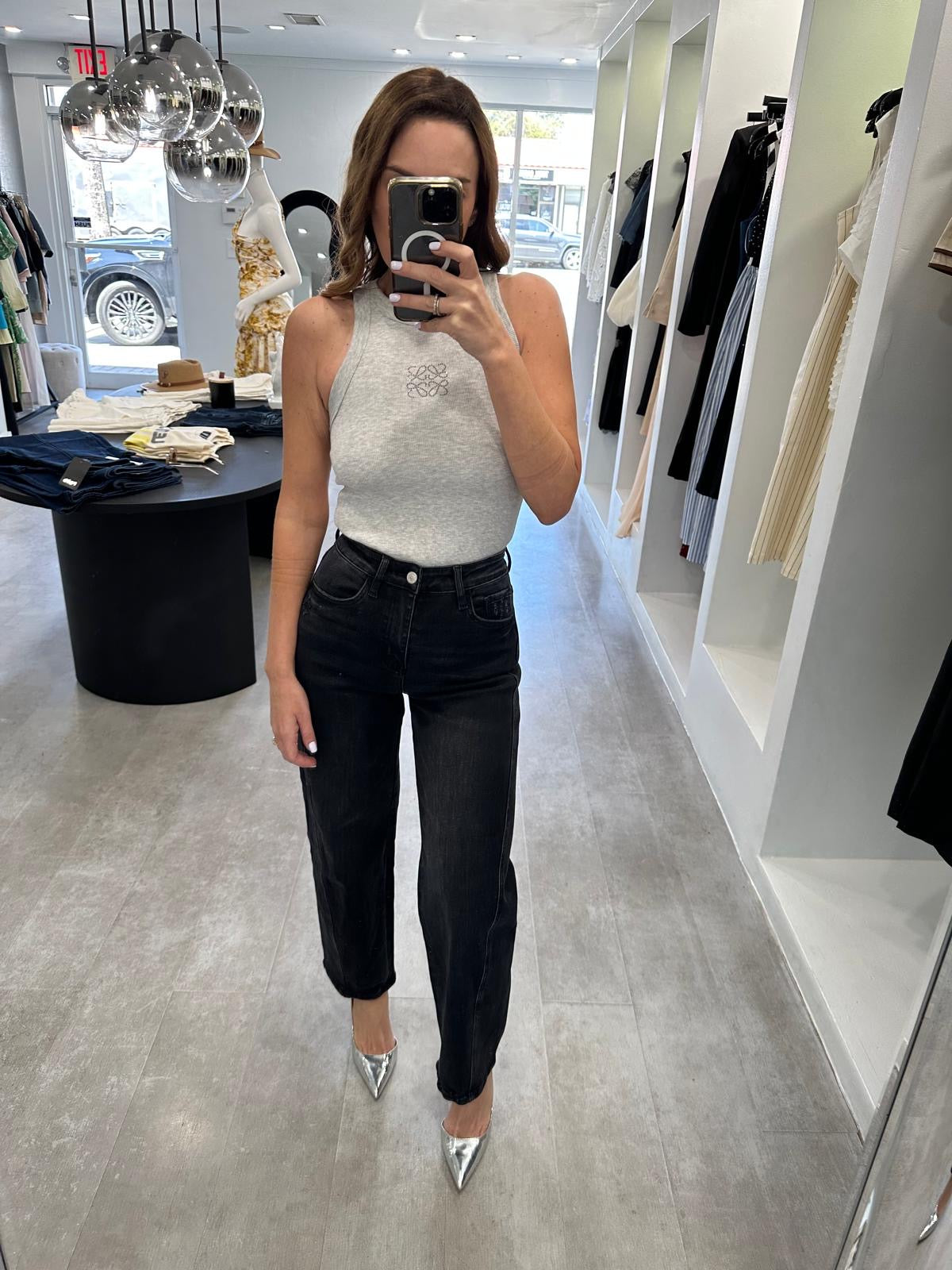 LOWE GREY SHINY TANK
