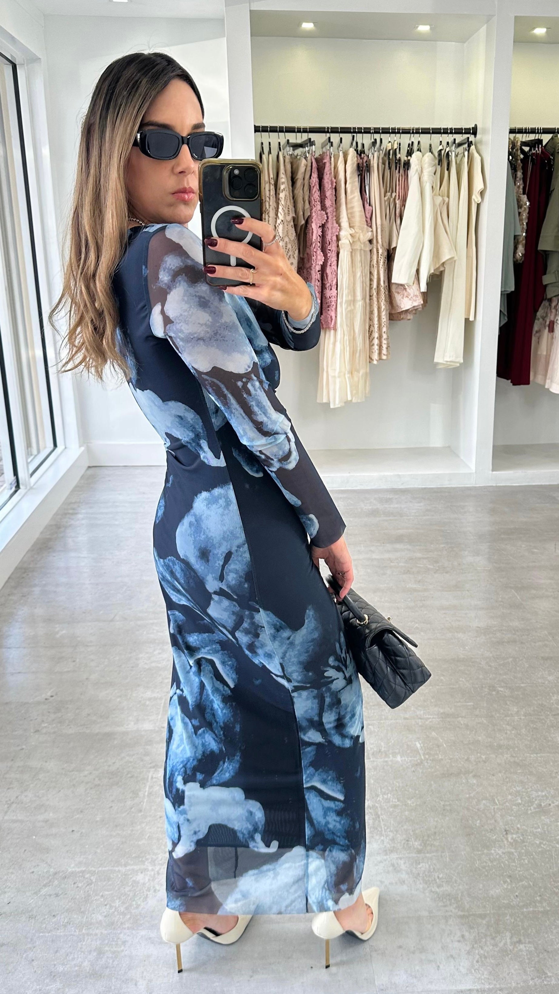 MIDNIGHT GARDEN DRESS