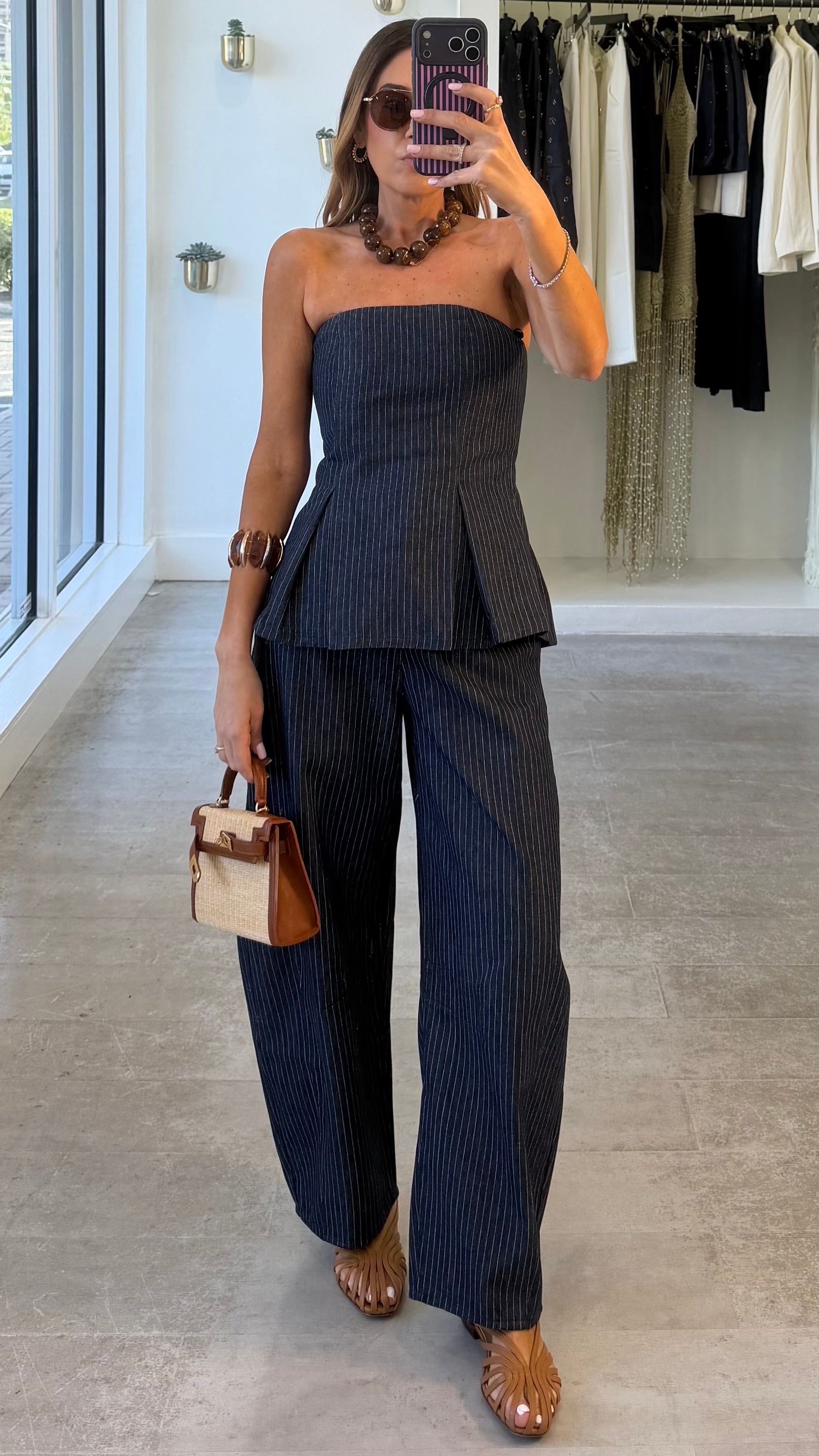 DENIM BARREL SET