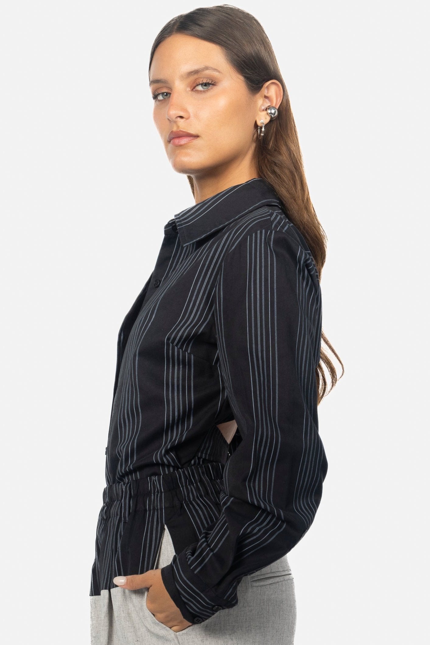 CHLOE PINSTRIPE SHIRT