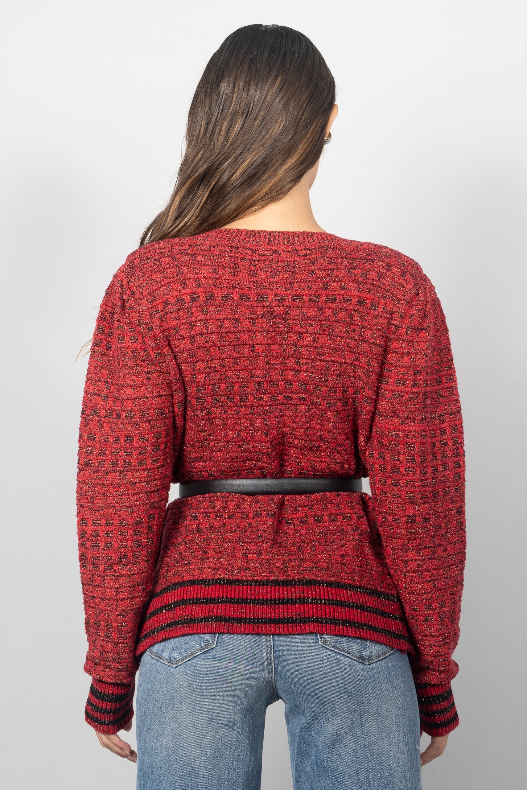 MOCHA FOLD-OVER TROUSERS