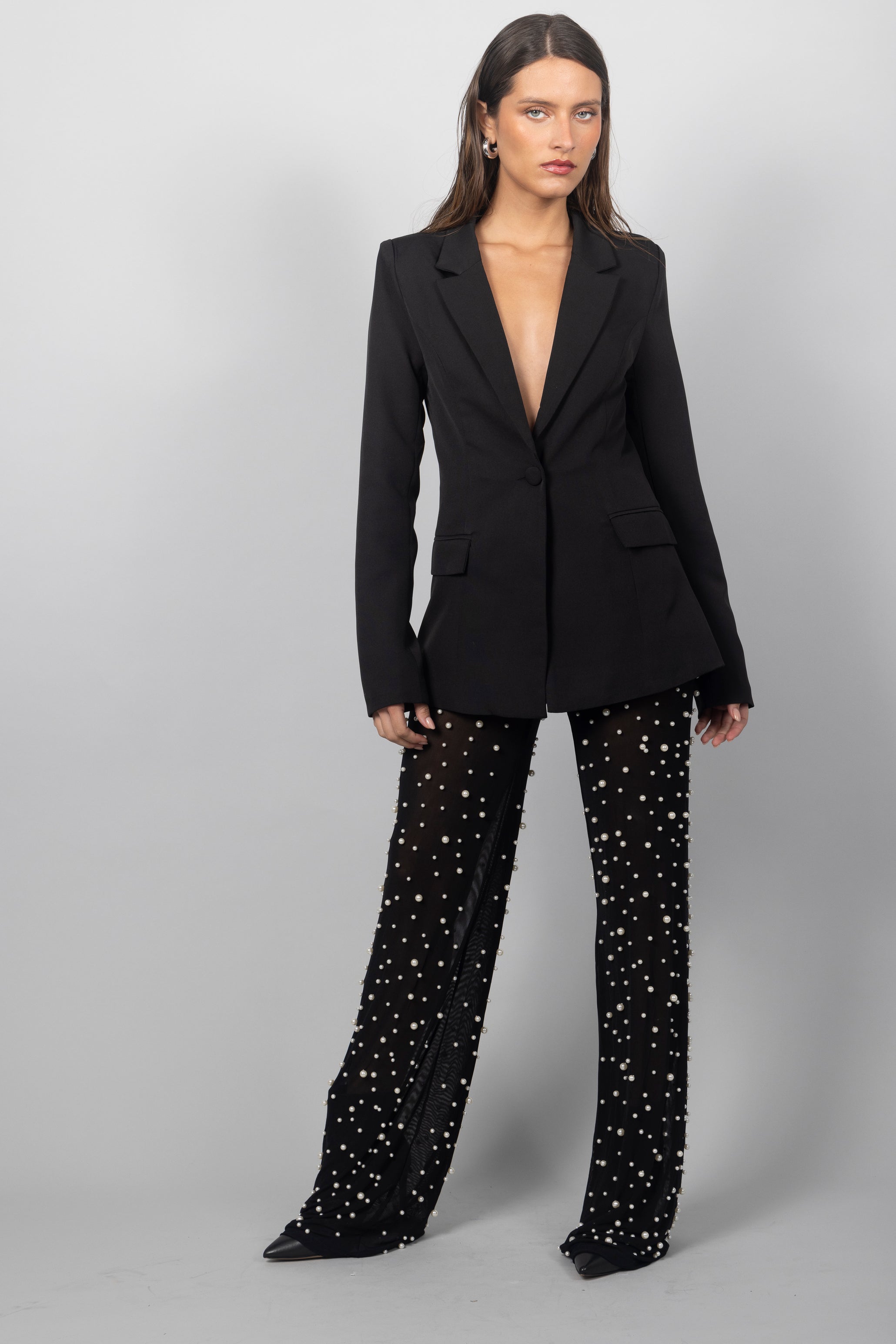 IVORY EMBROIDERED SUIT
