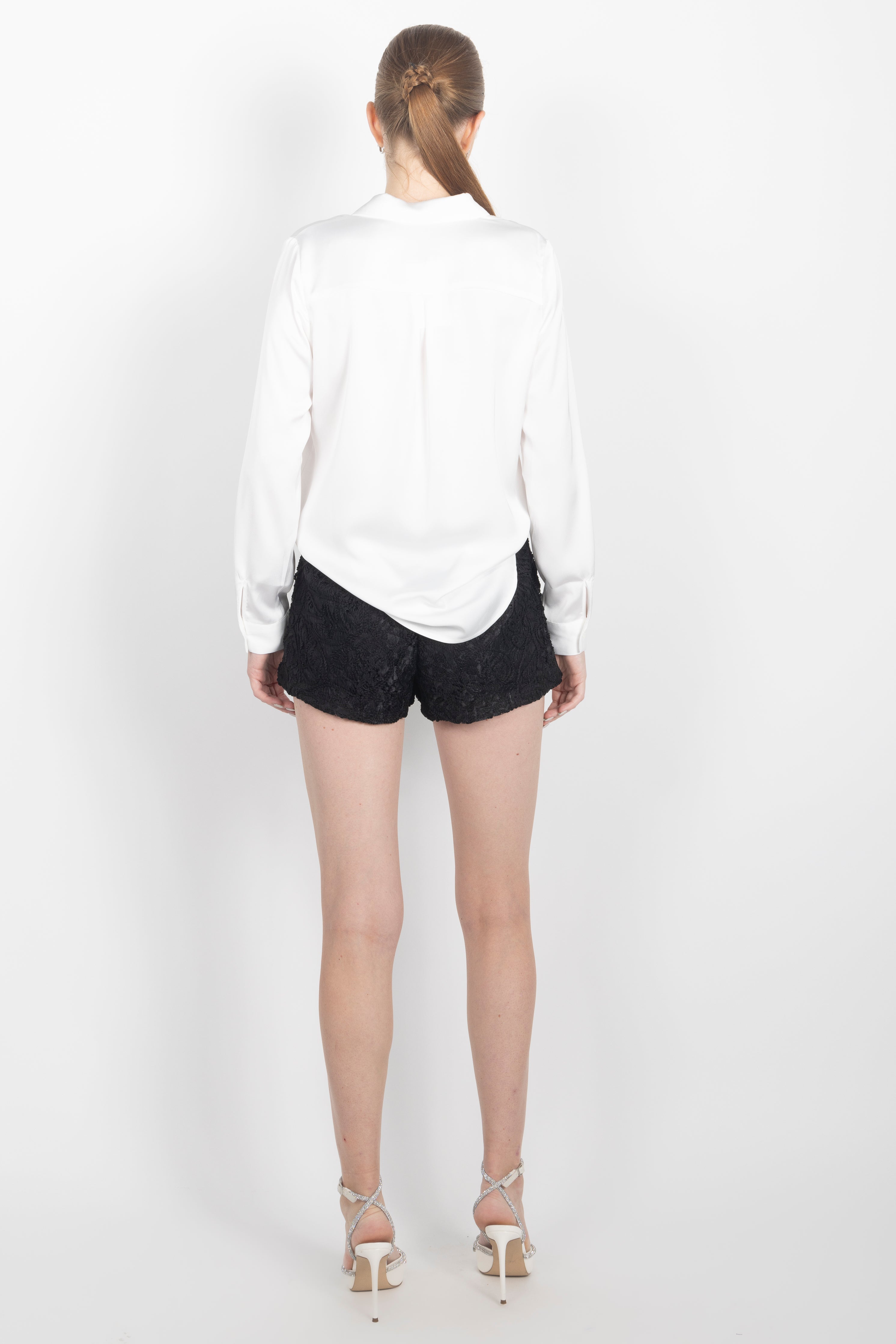ALL BLACK LACE SHORTS - S T Y L E B Y G G