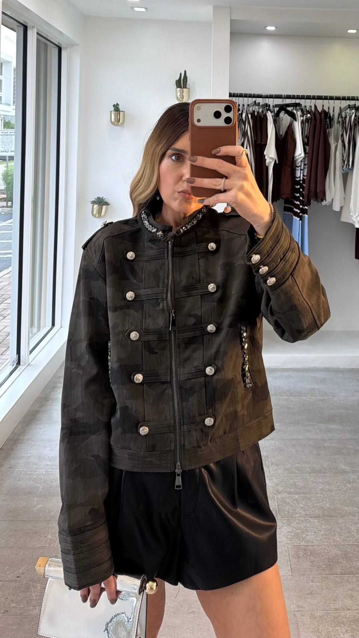 CAMO CRYSTAL JACKET
