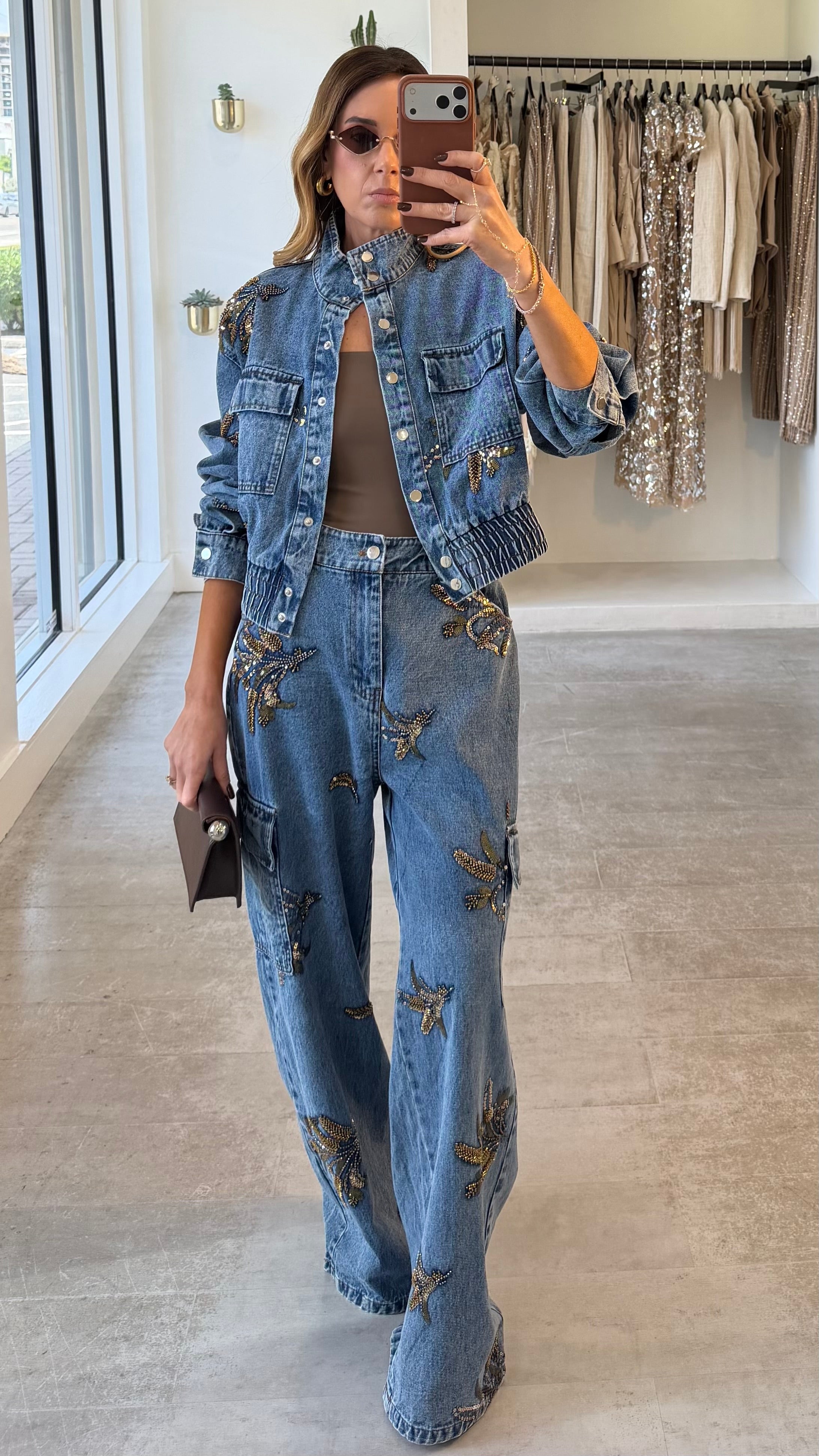 WILD ORNATE DENIM SET