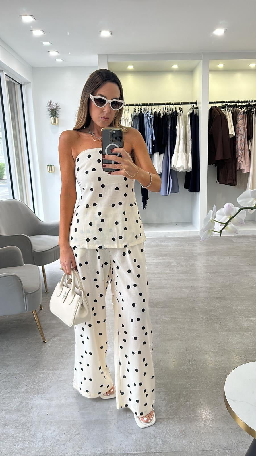 THE POLKA COORD SET