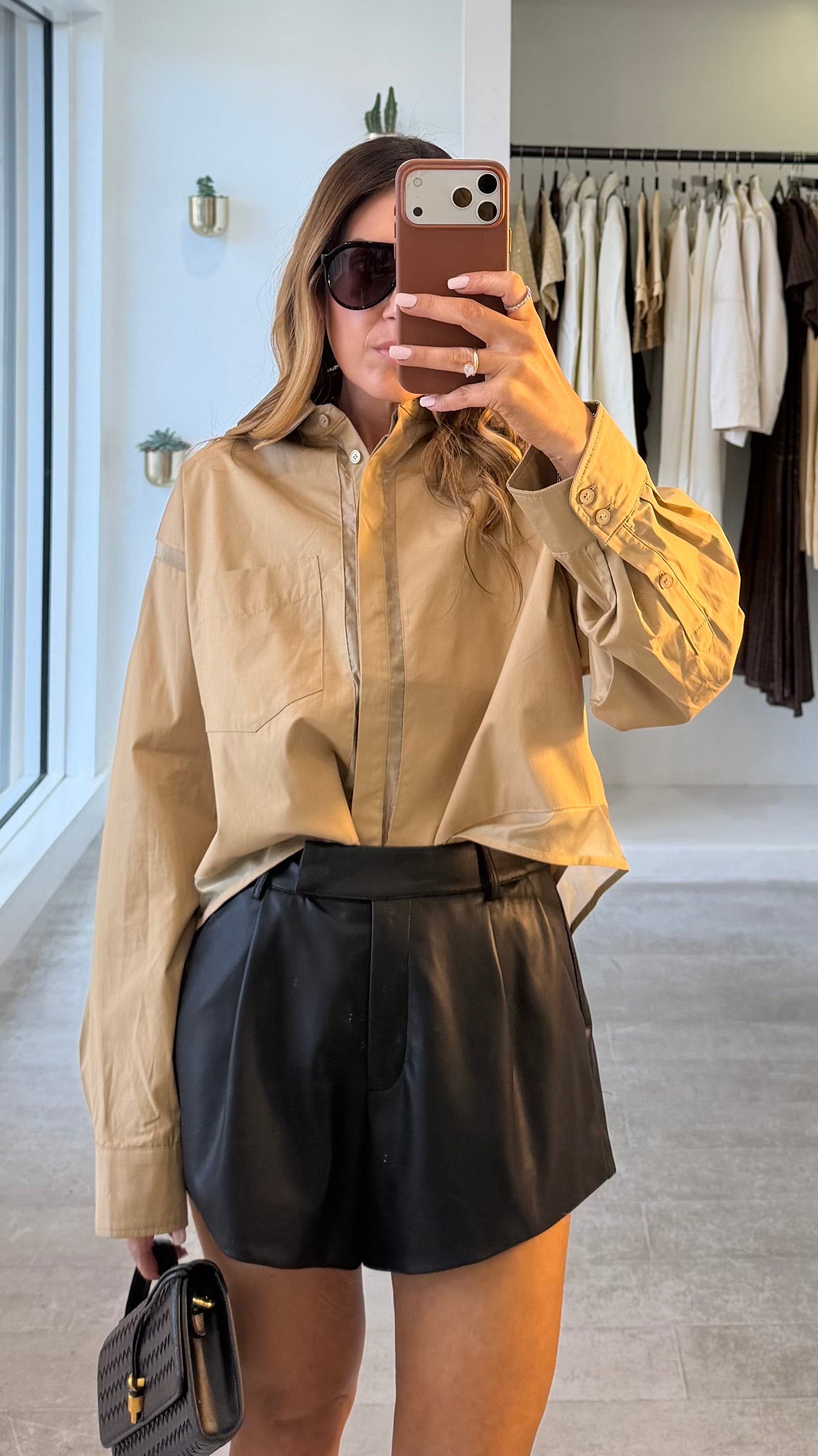 UTILITY SHEER BLOUSE