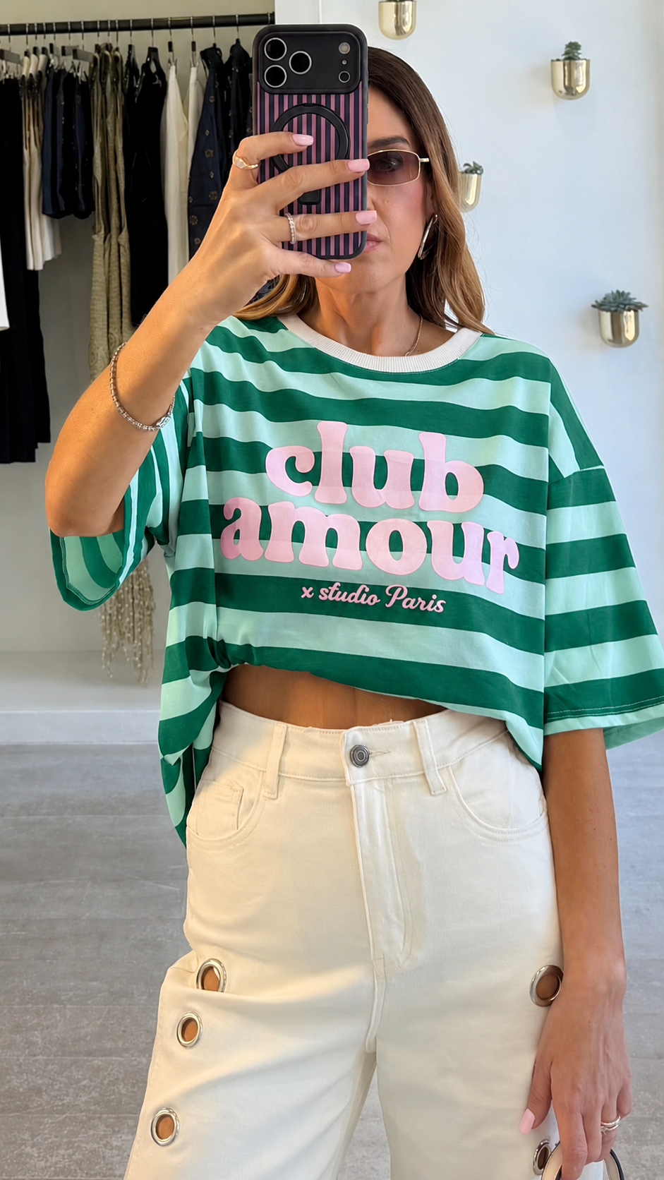 CLUB AMOUR GREEEN TEE