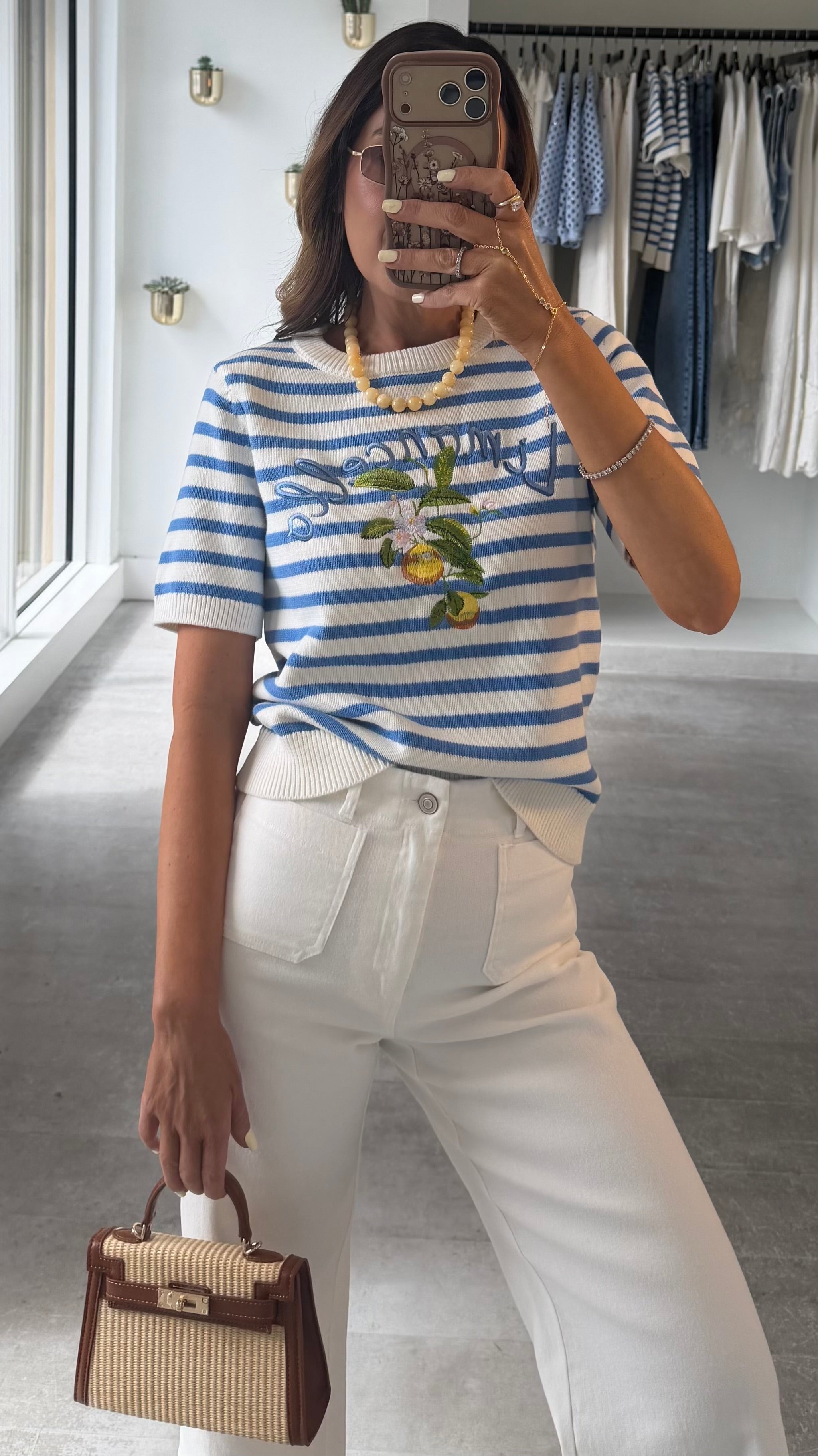 LIMONCELLO STRIPED TOP