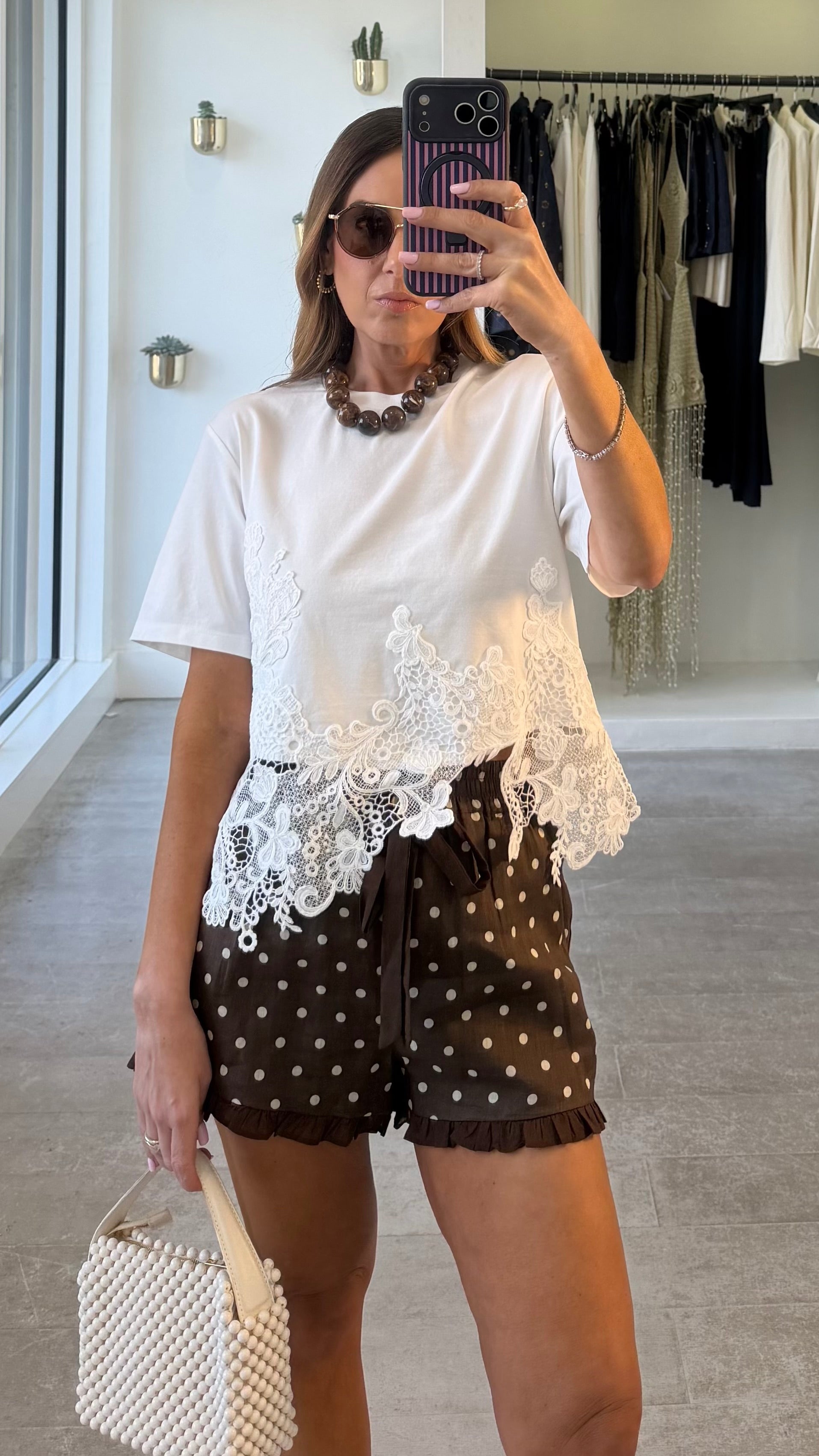 COFFE POLKA SHORTS