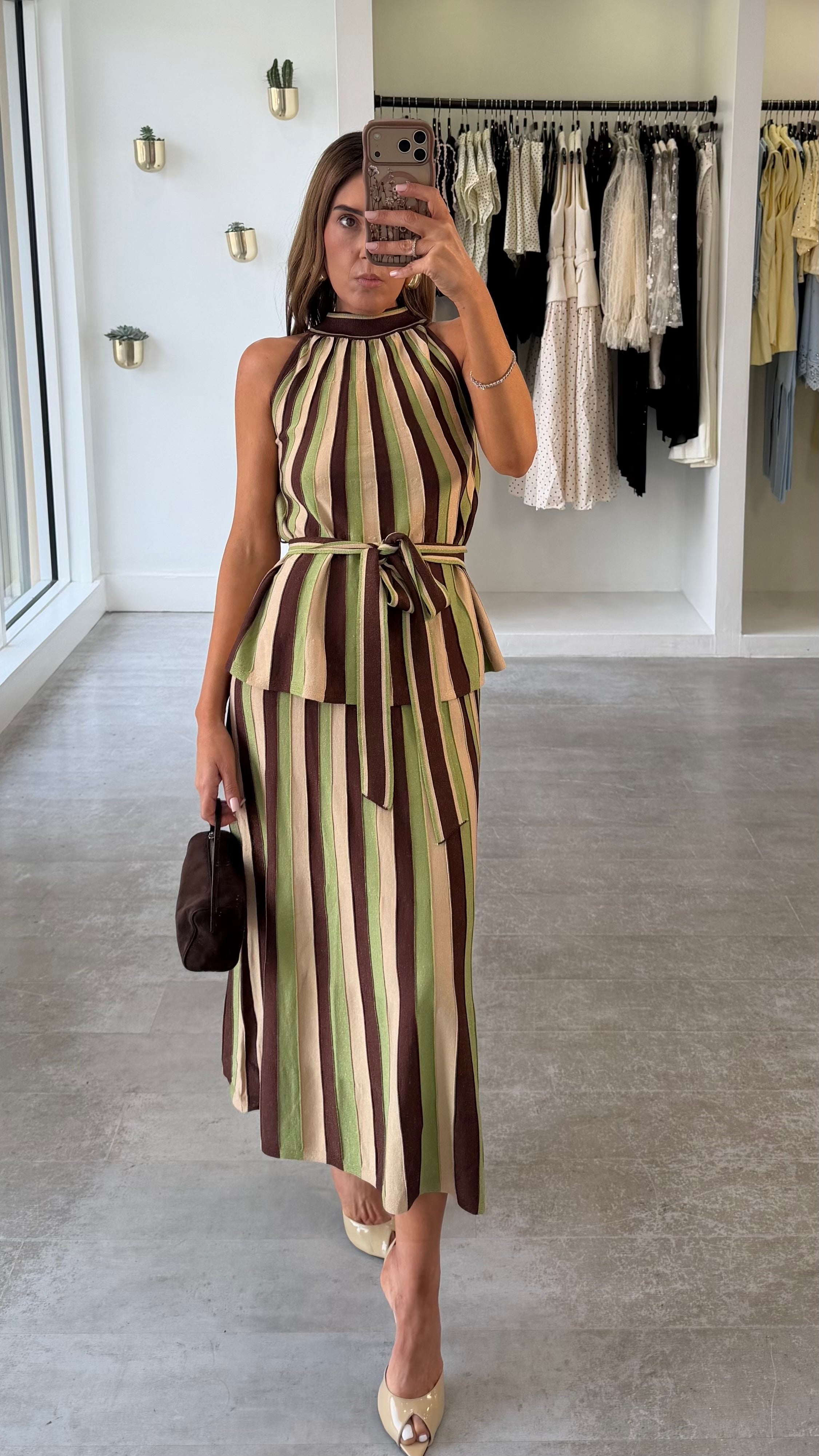 RETRO VERDE SKIRT SET