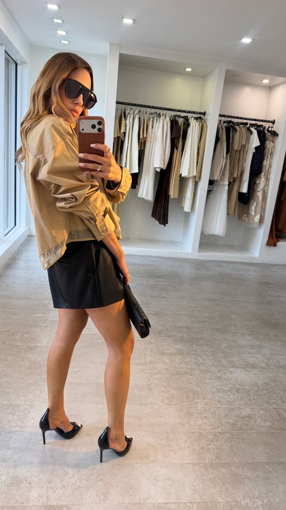 UTILITY SHEER BLOUSE