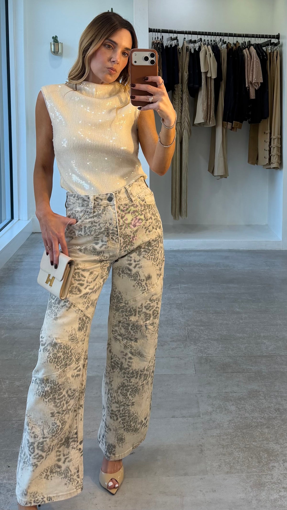 IVORY SHIMMER TOP