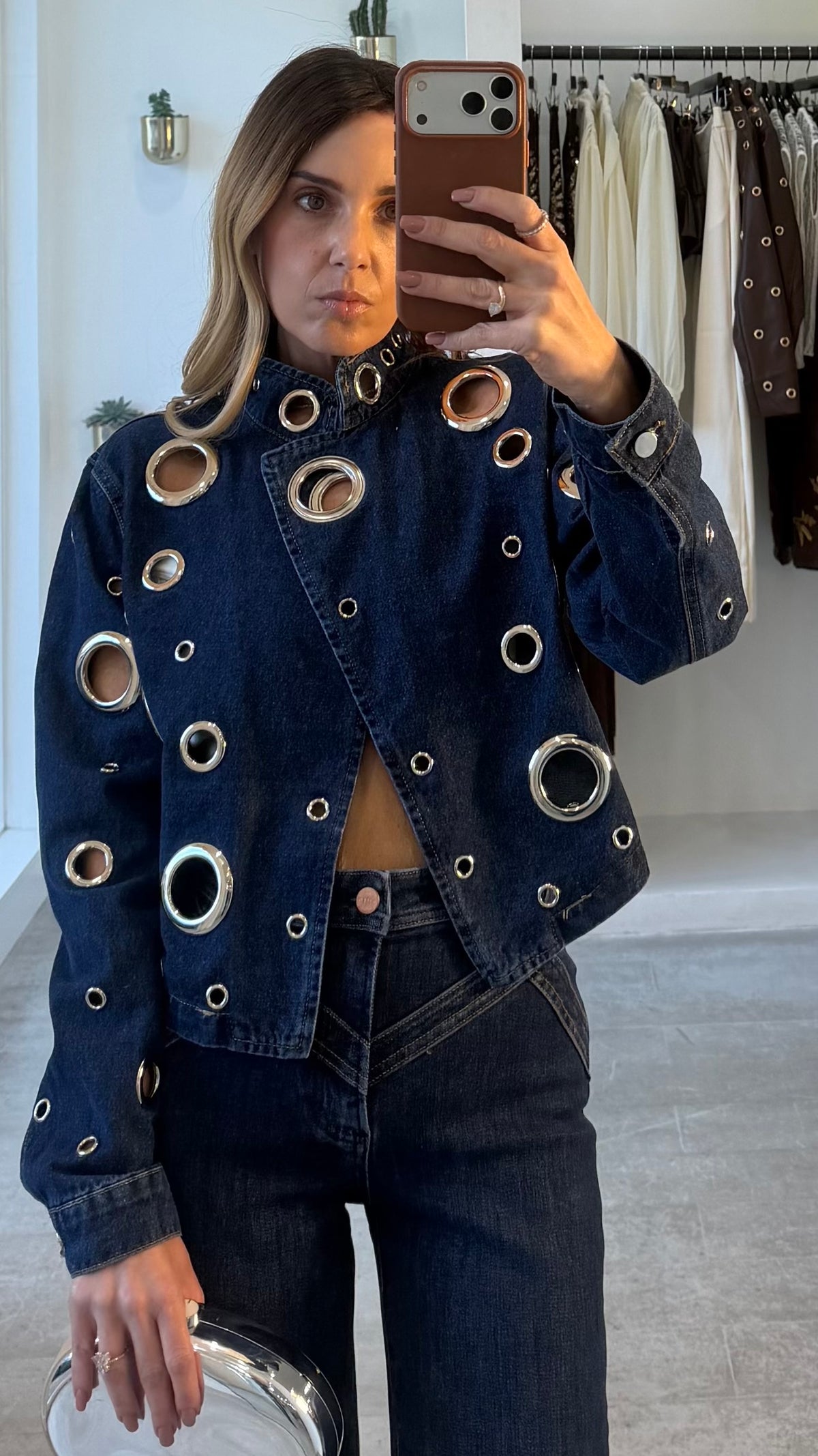 DENIM SILVER ARO JACKET