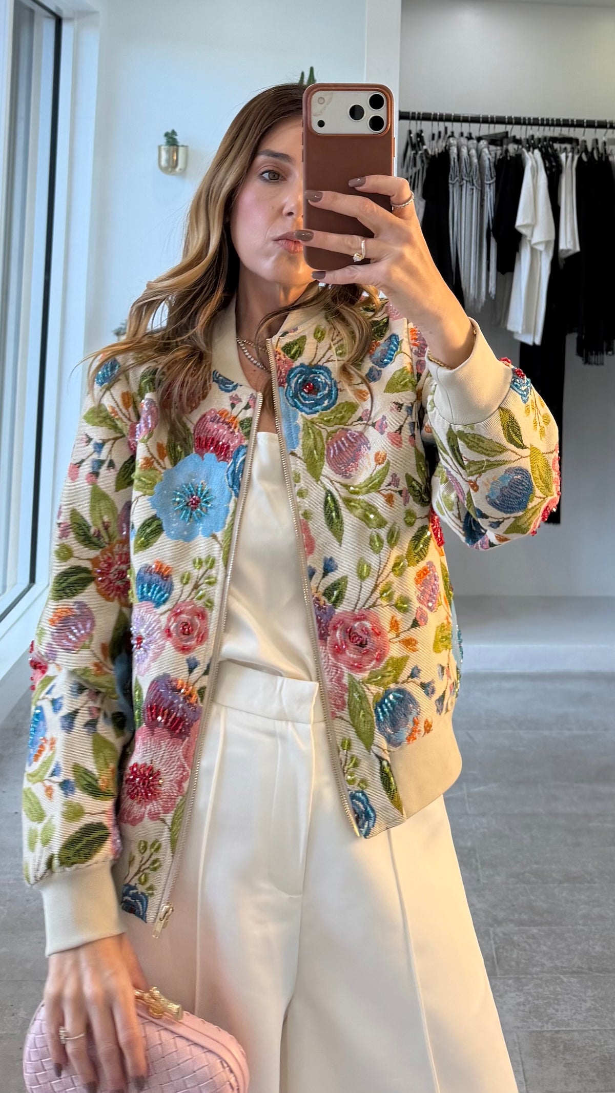 PAINTERLY BLOOM JACKET