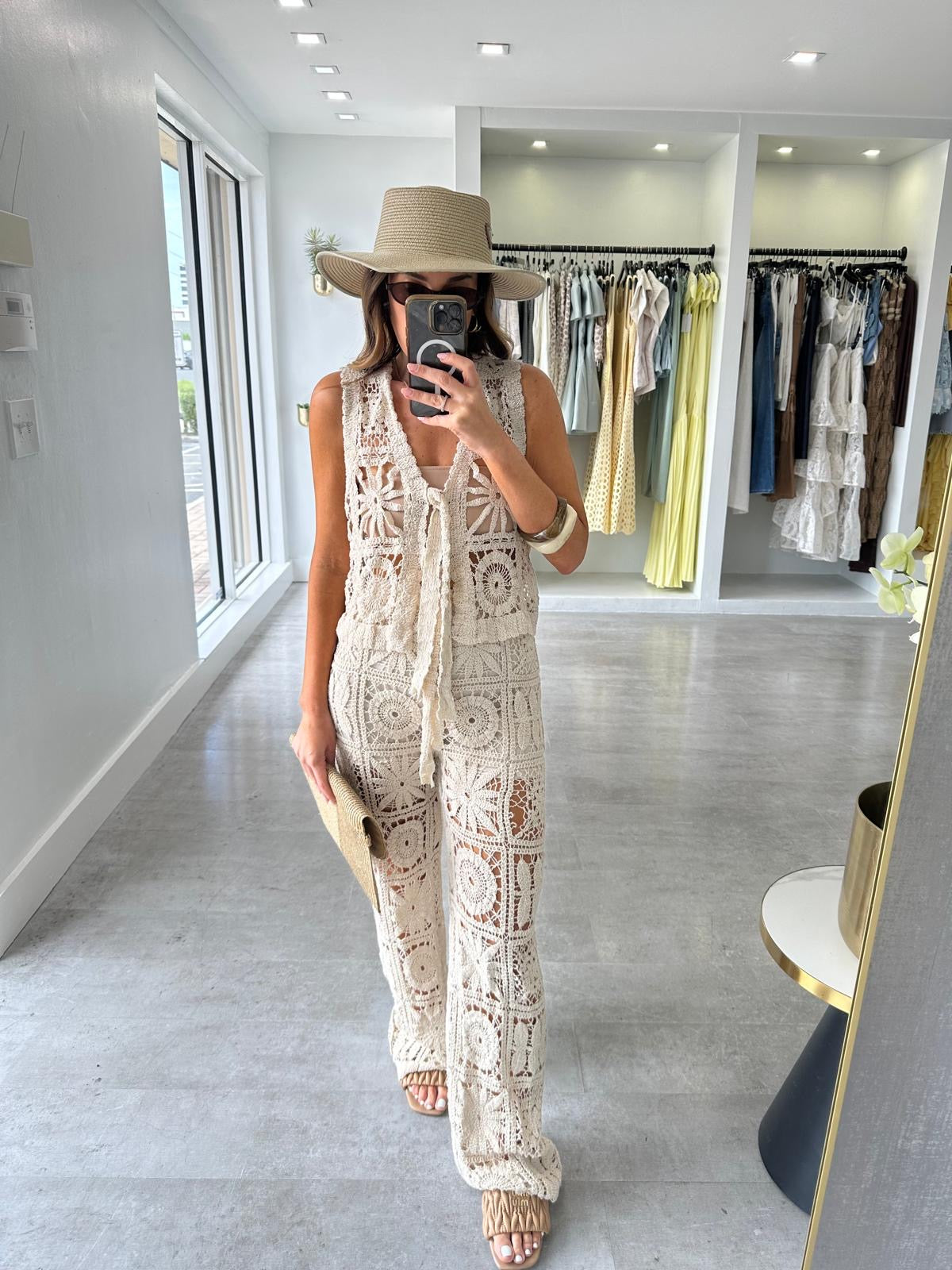 THE ECRU CROCHET SET