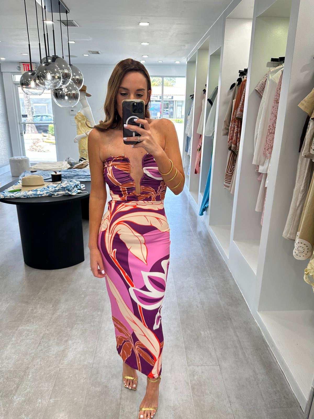 PURPLE BOTTARI DRESS