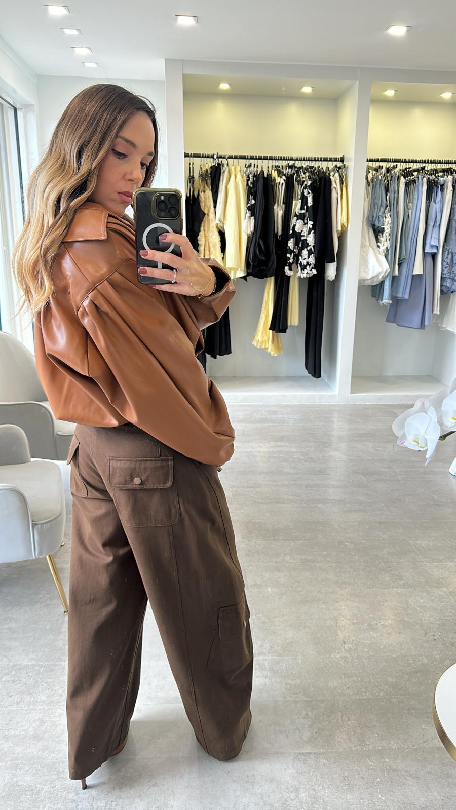 BROWN CARGO JOGGER