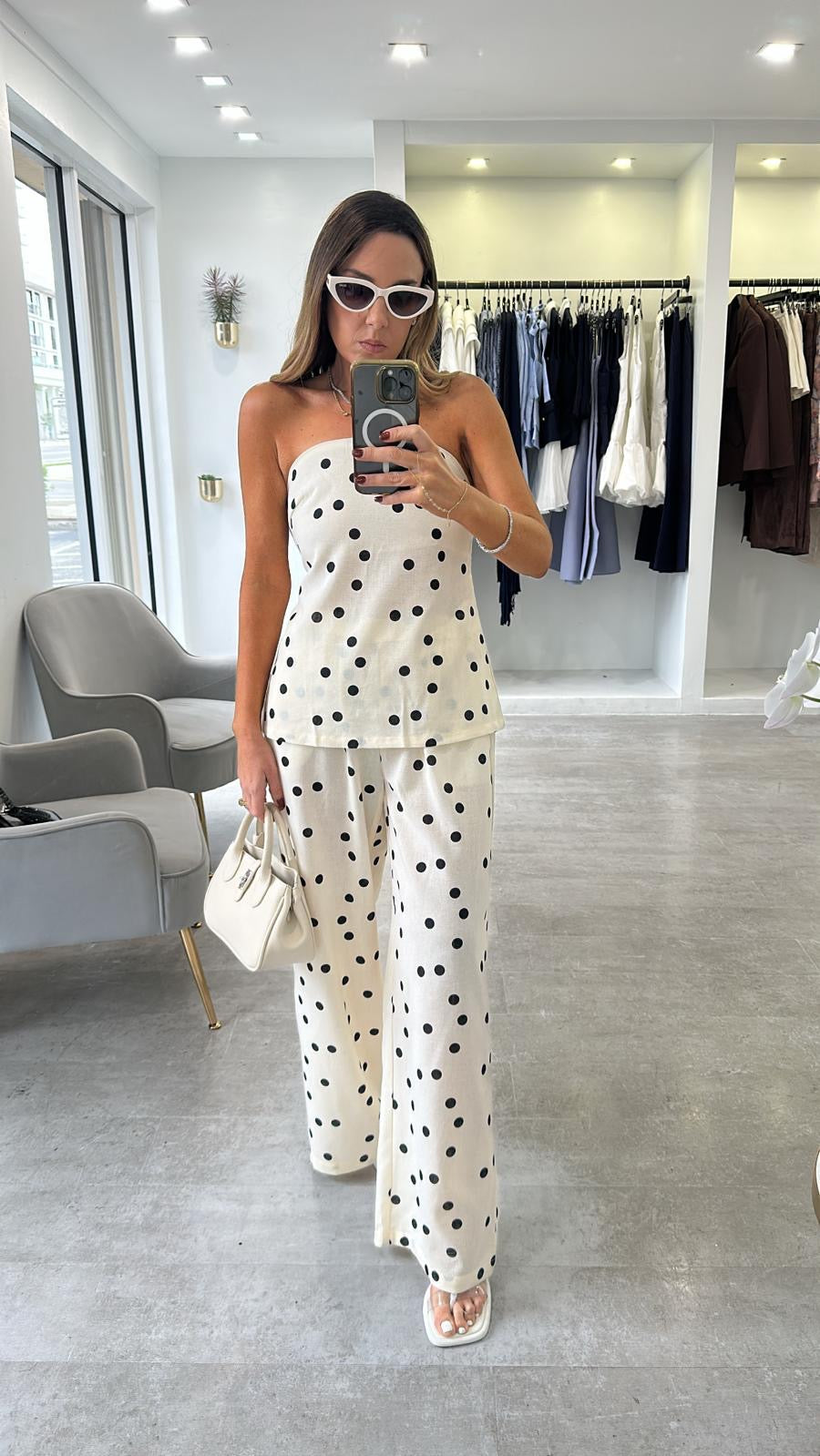 THE POLKA COORD SET