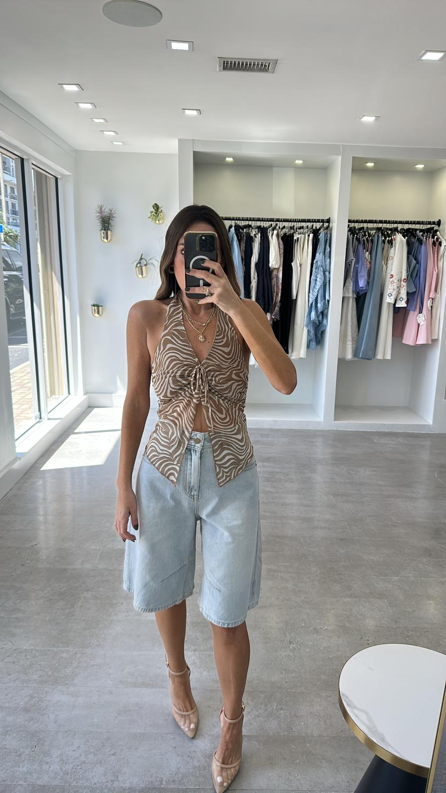 SANDSWEPT HALTER TOP
