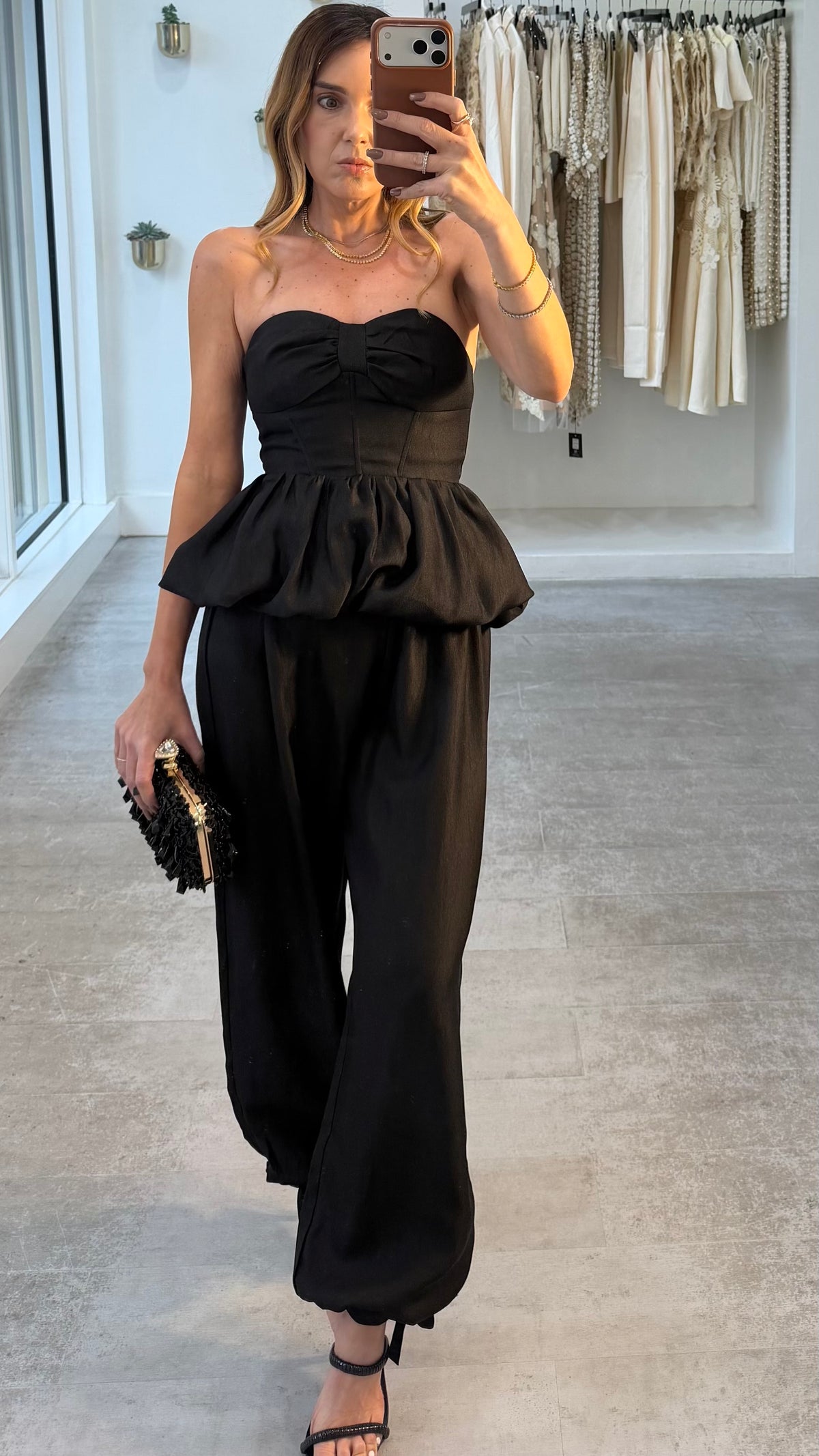 BUBBLE CORSET PANT SET