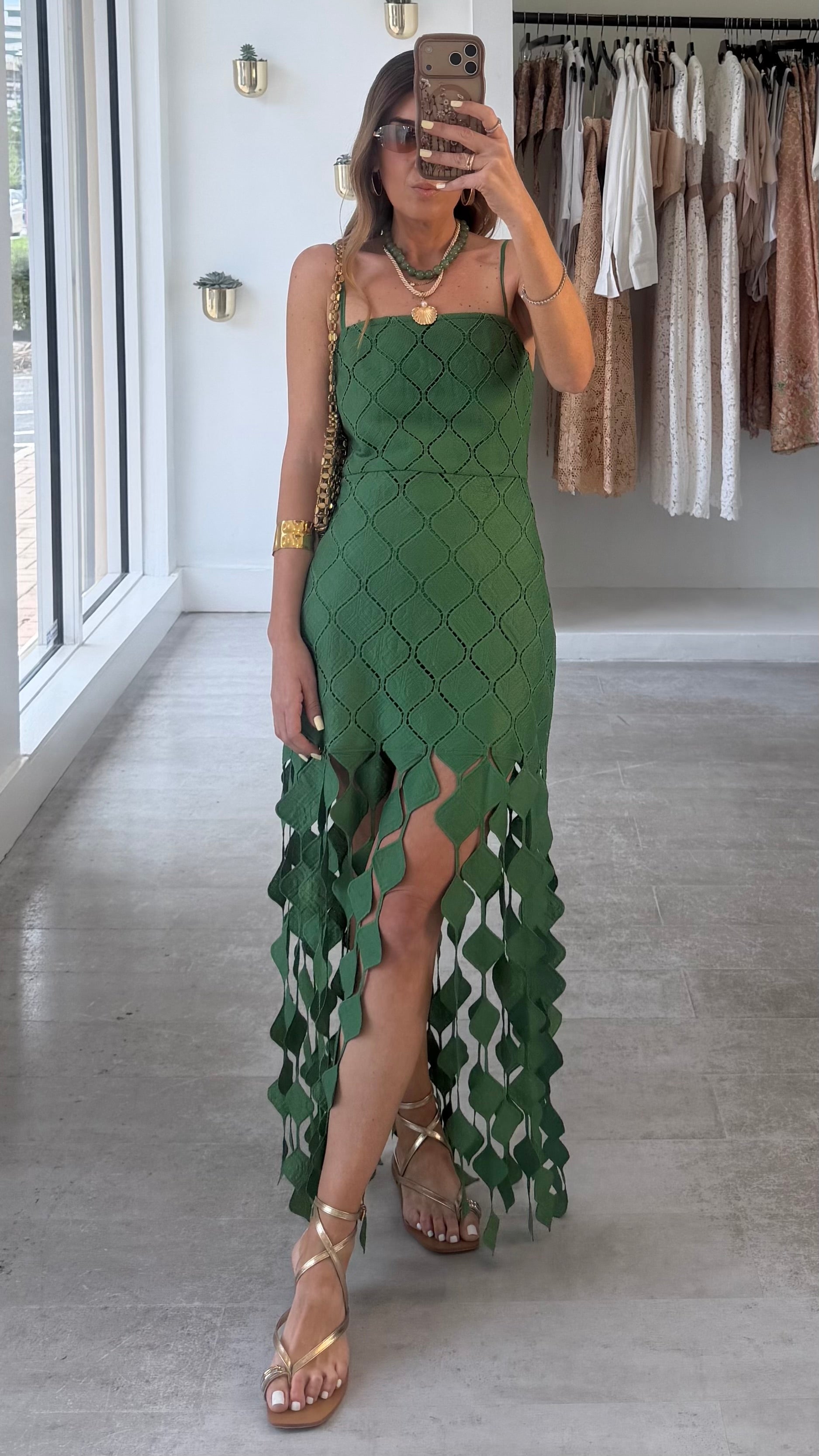 EMERALD ESCAPE DRESS