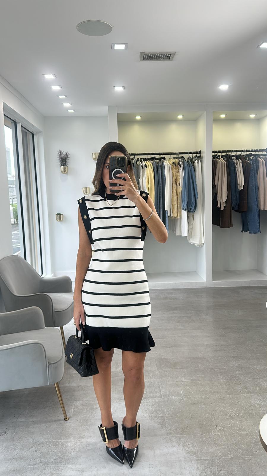 PARIS STRIPE DRESS