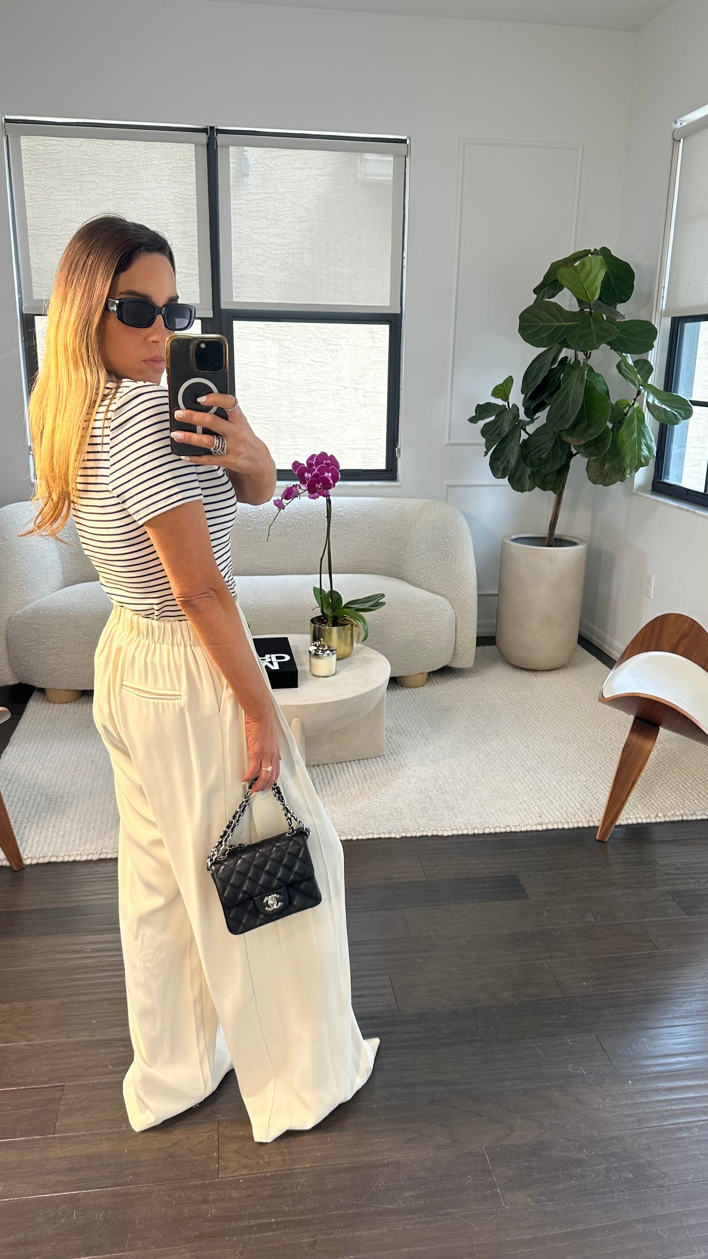 BLUE COLLAR STRIPED TOP