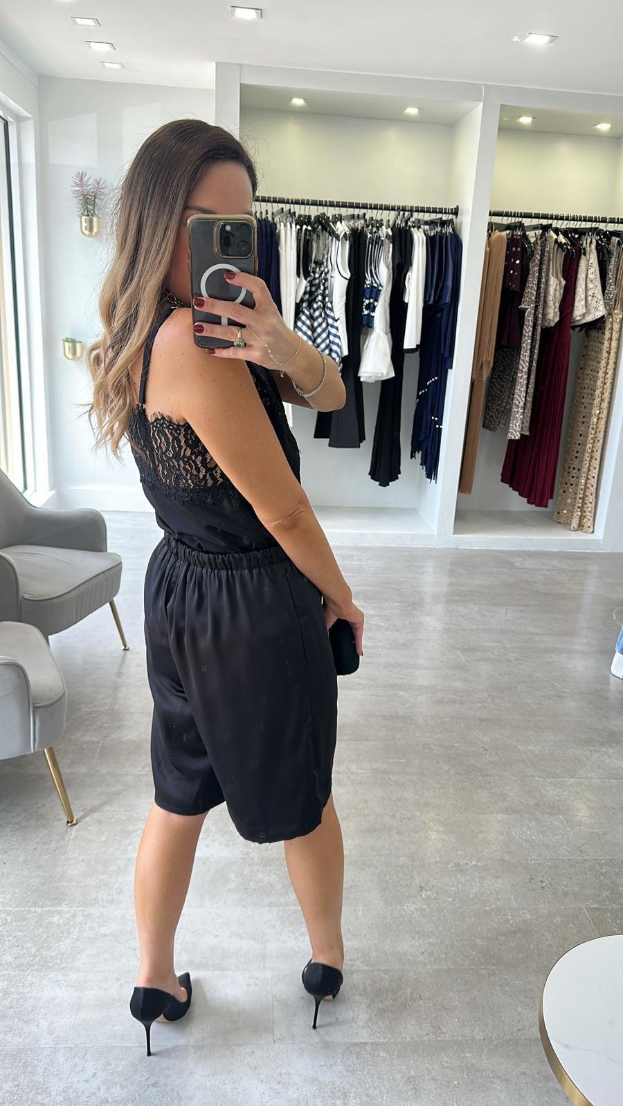 THE SILK LACE TANK