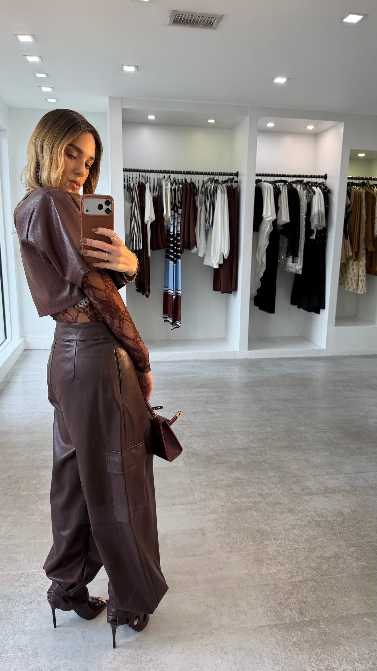 BURGUNDY MUSE PANTS
