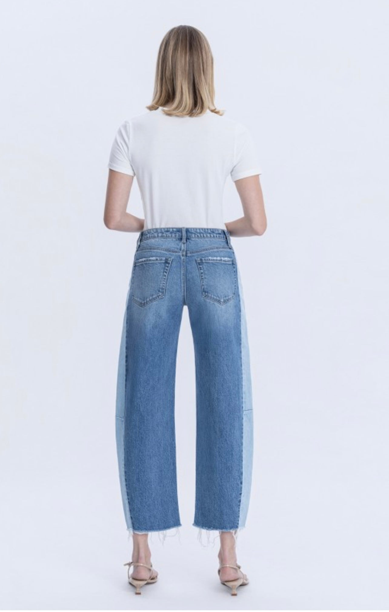 Two tone denim