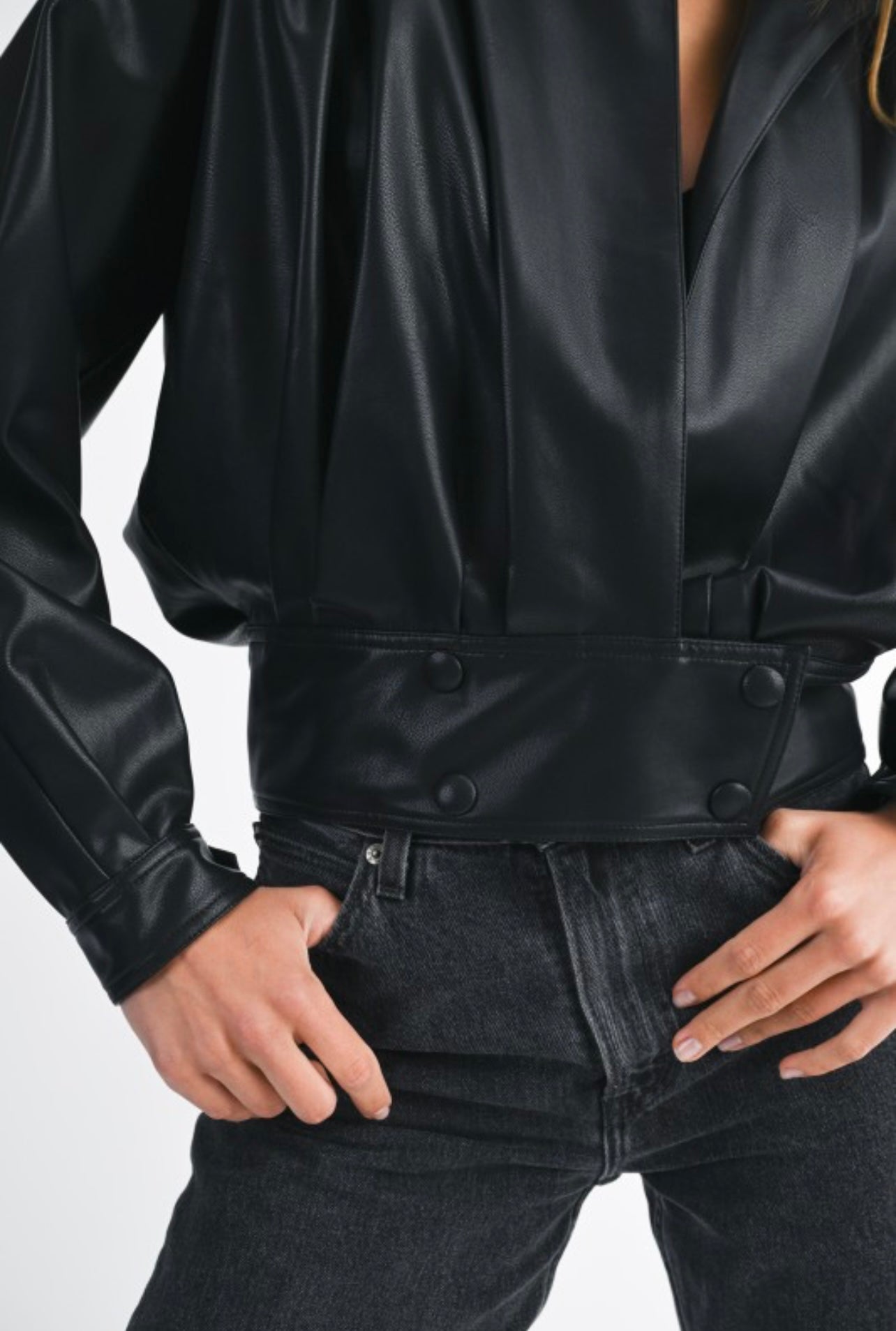 Black jacket vegan