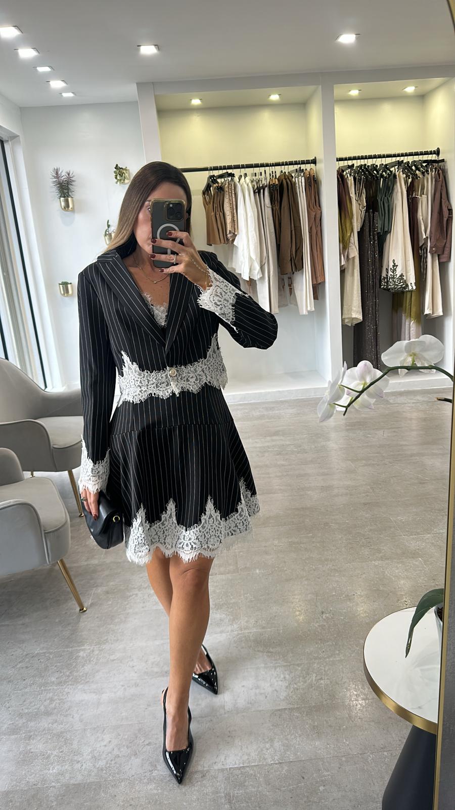 Lace Line Elegance dress