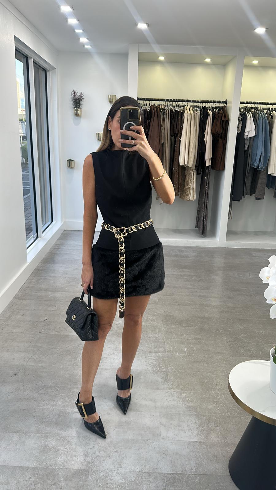 Luna Textured Mini Dress