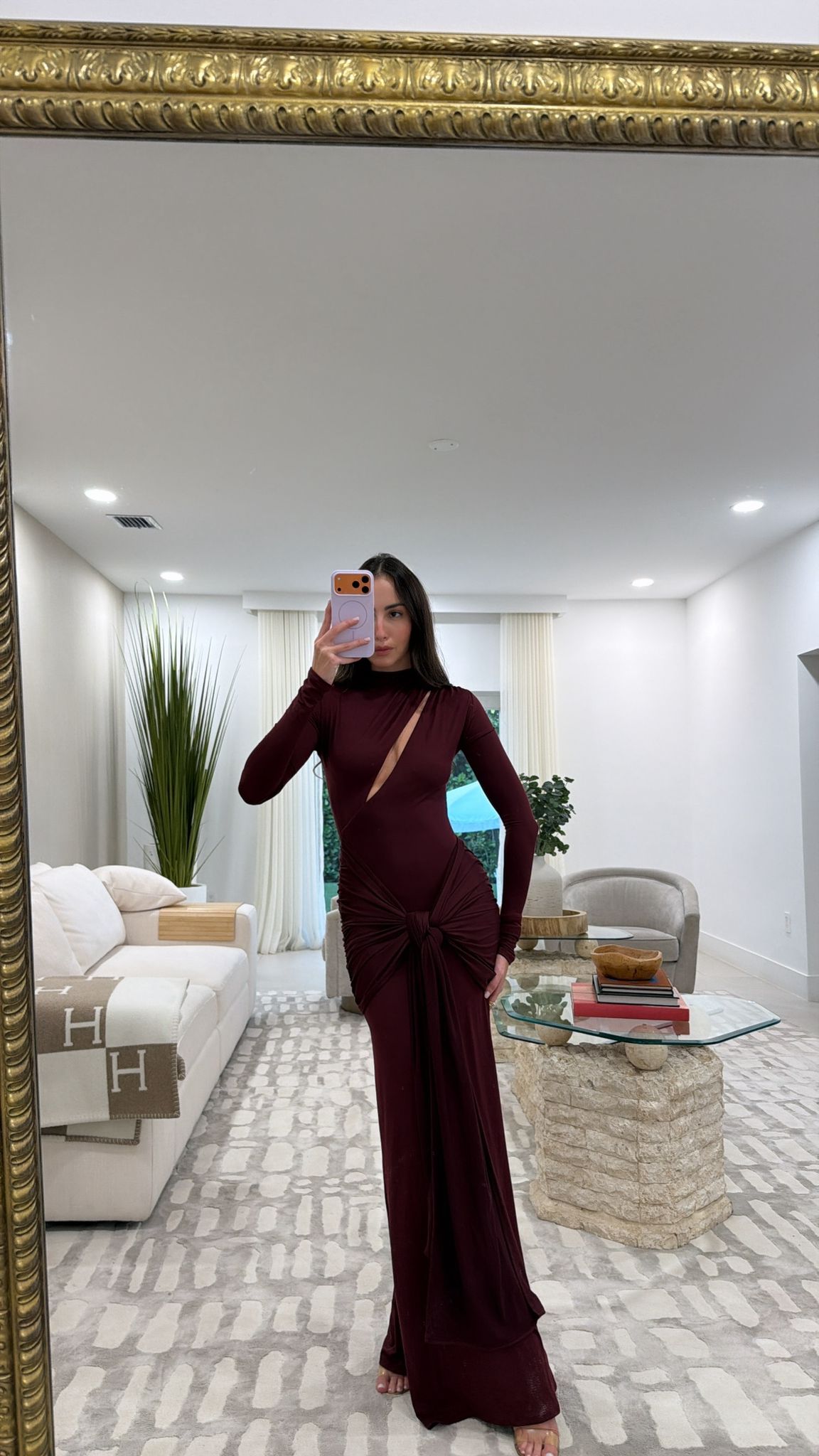 THE BORDEAUX SIREN DRESS