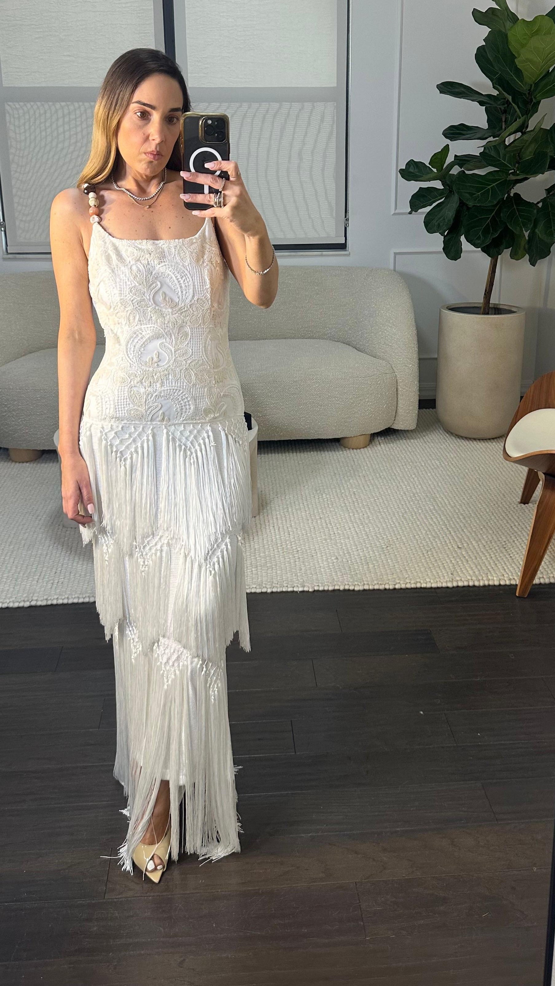 The Isla Fringe Dress